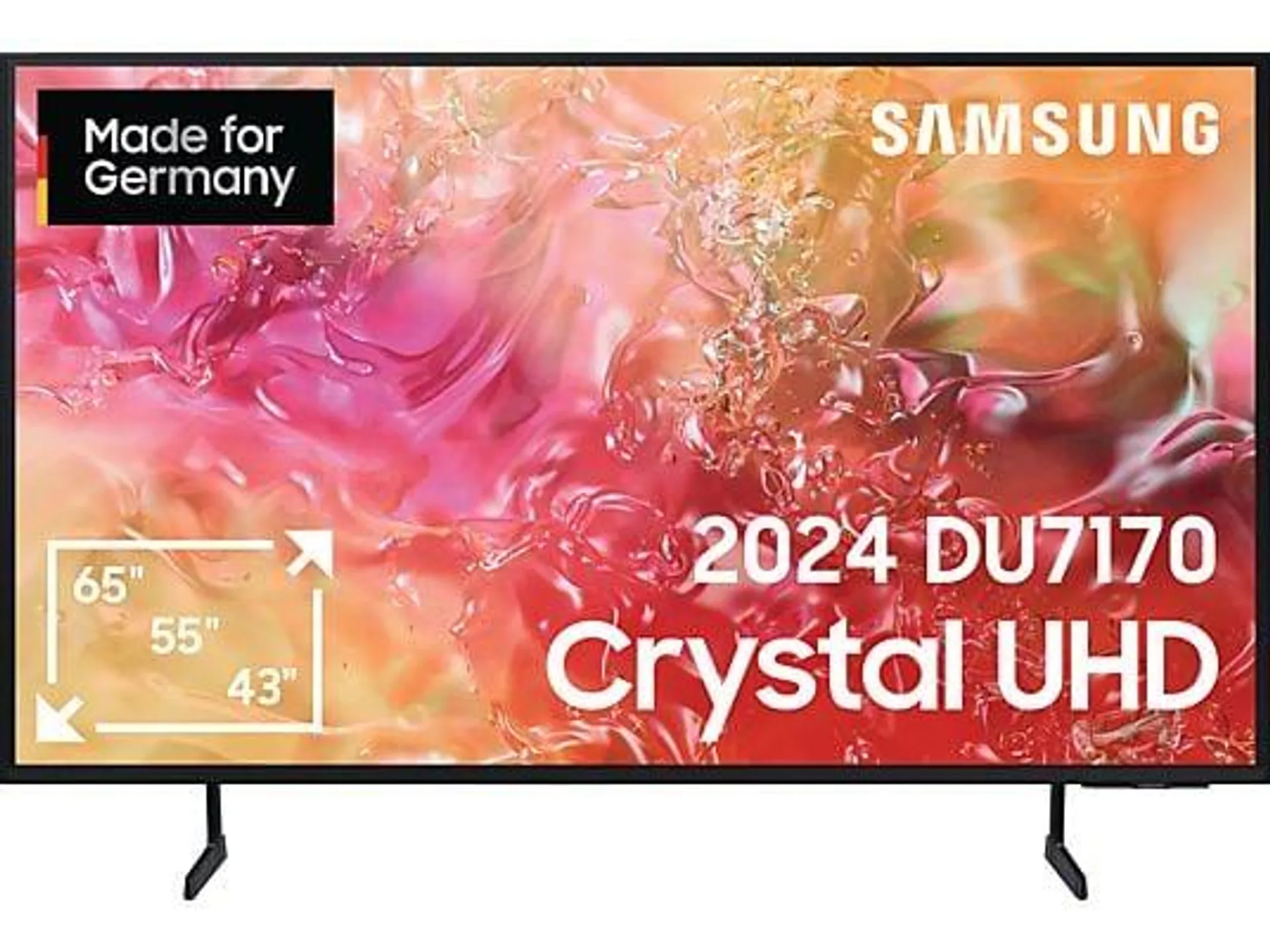 SAMSUNG GU55DU7170U LED TV (Flat, 55 Zoll / 138 cm, UHD 4K, SMART TV, Tizen)