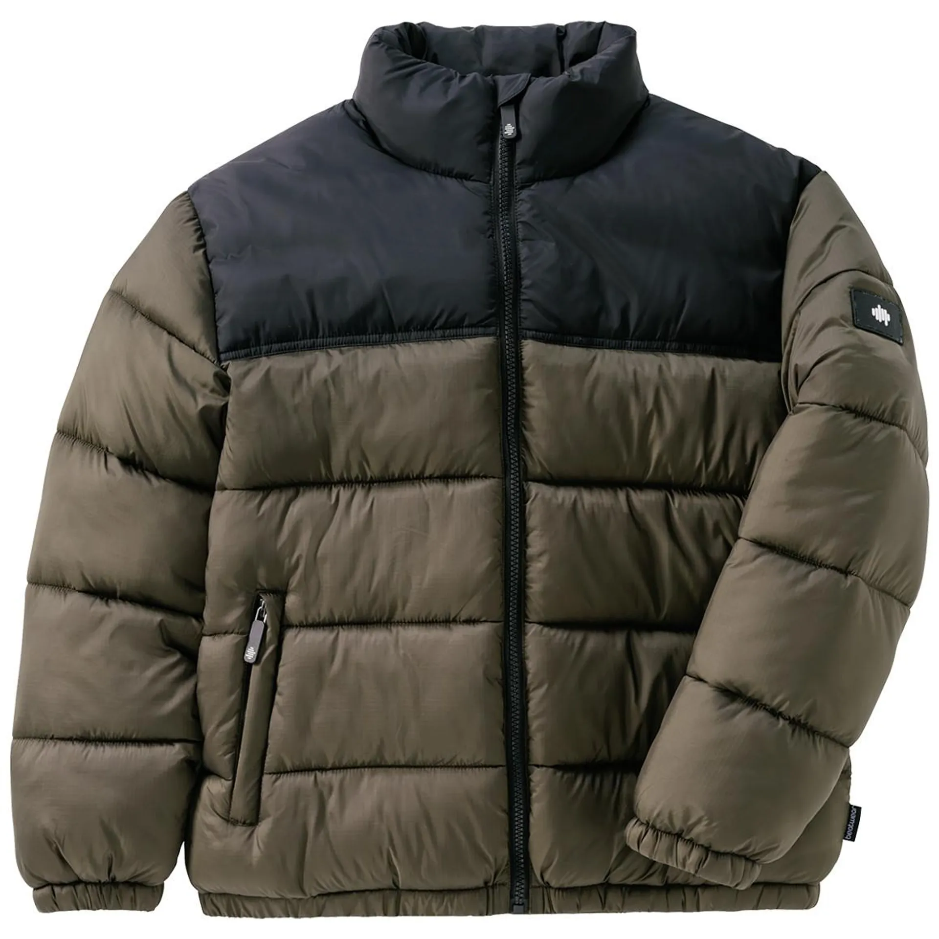 Jungen Pufferjacke mit Farbteiler