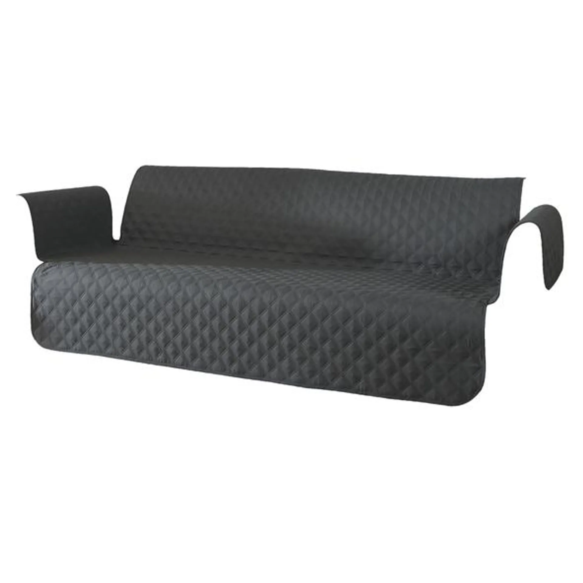 Sofaschutz, 2-Sitzer, schwarz