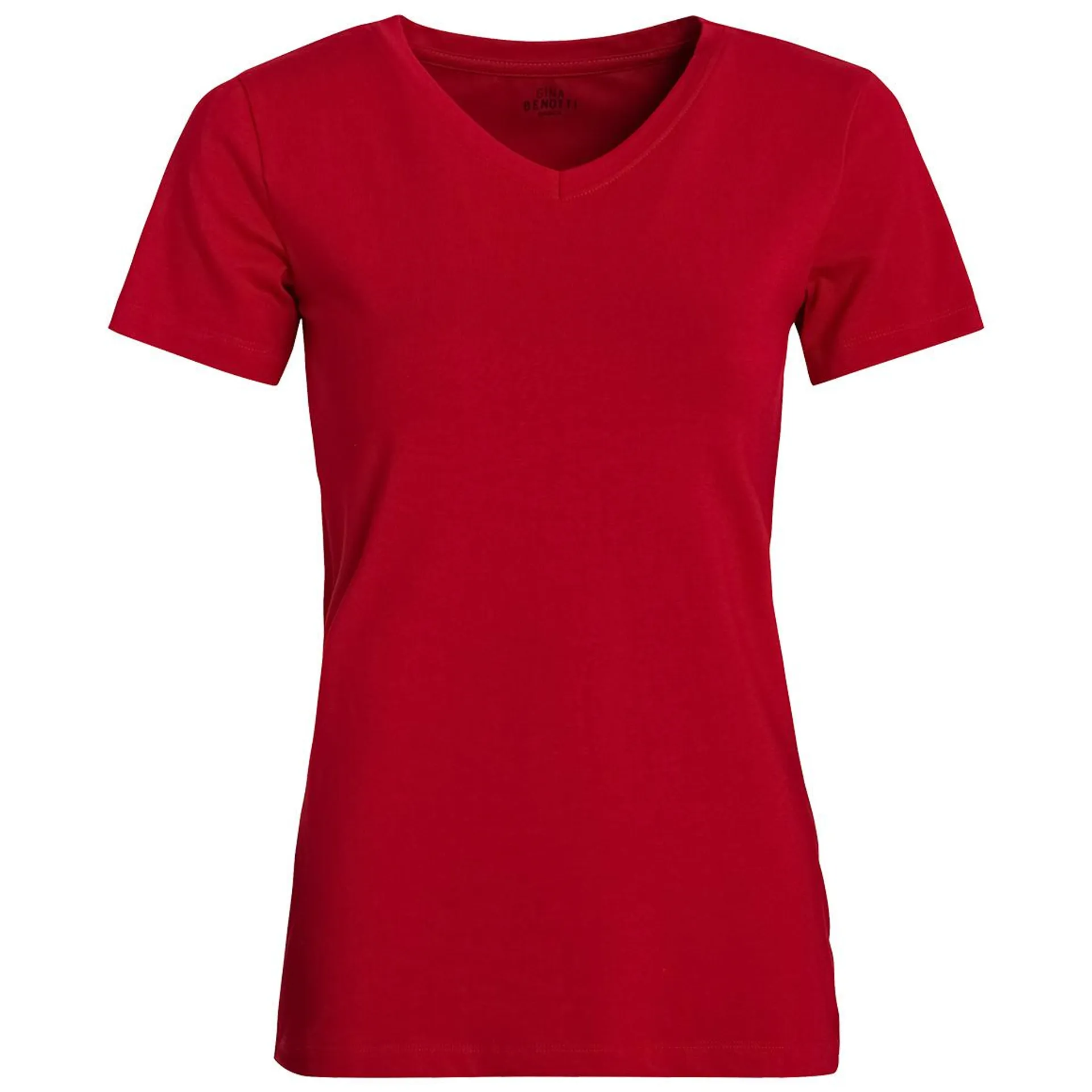 Damen T-Shirt mit V-Ausschnitt