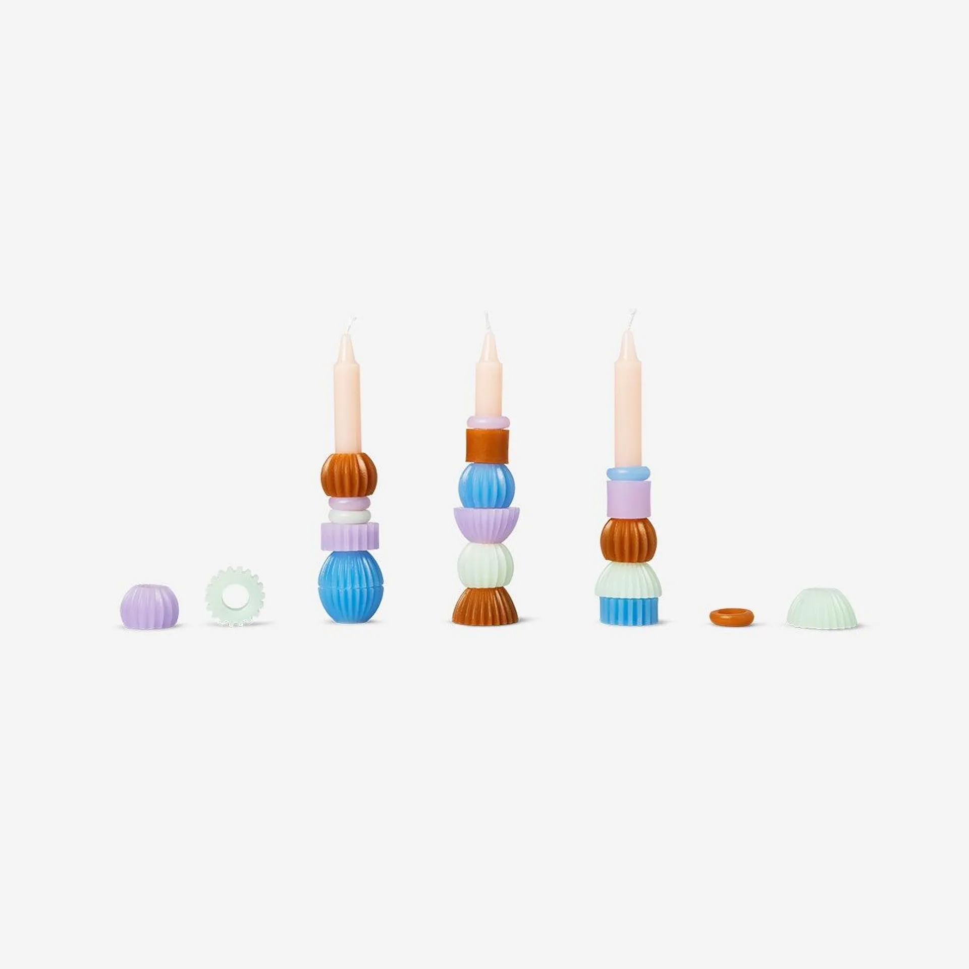 Stack your own candles - 3 pcs