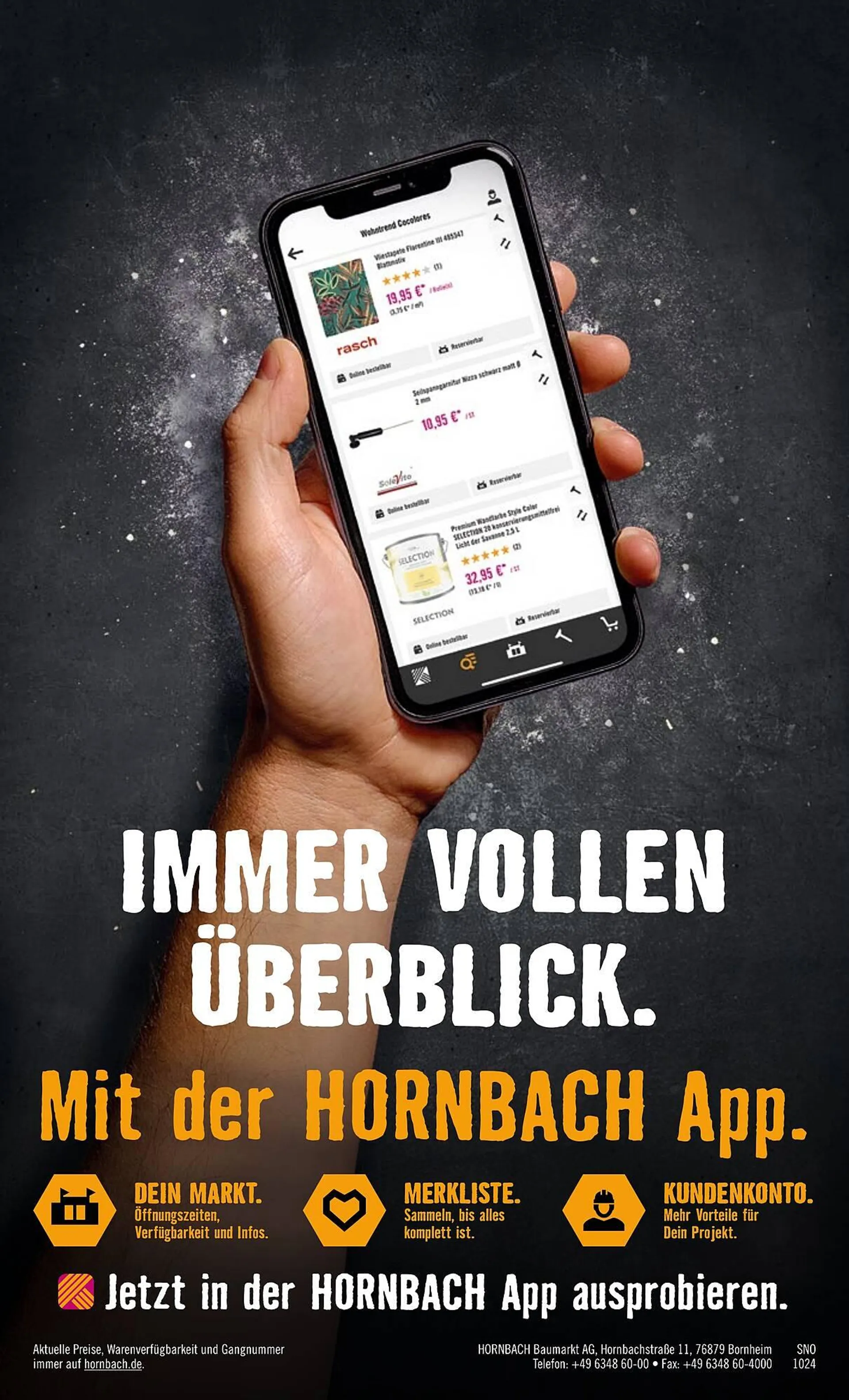 Hornbach Prospekt von 1. Januar bis 31. März 2025 - Prospekt seite 56