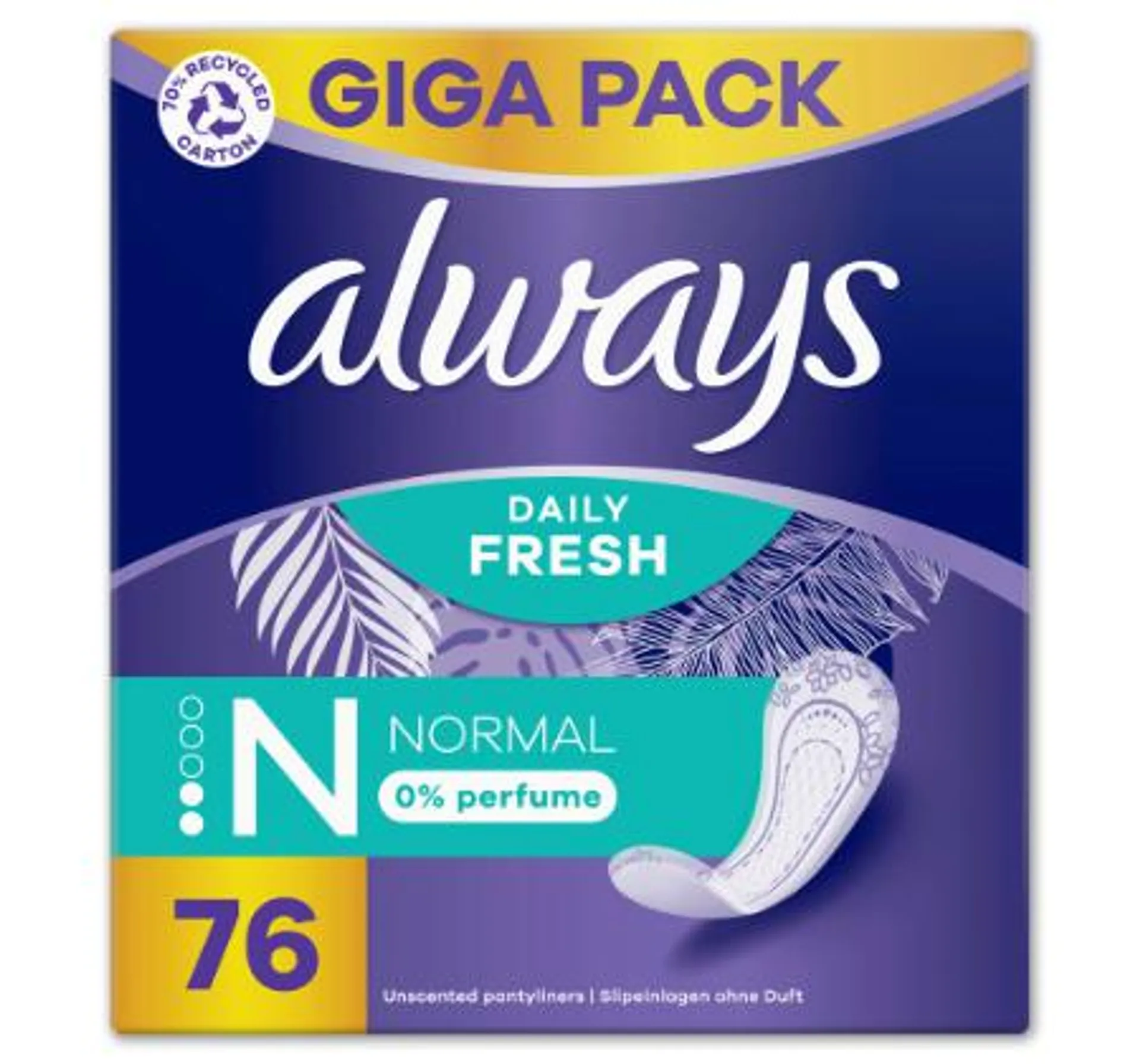 ALWAYS Daily Fresh Giga Pack*