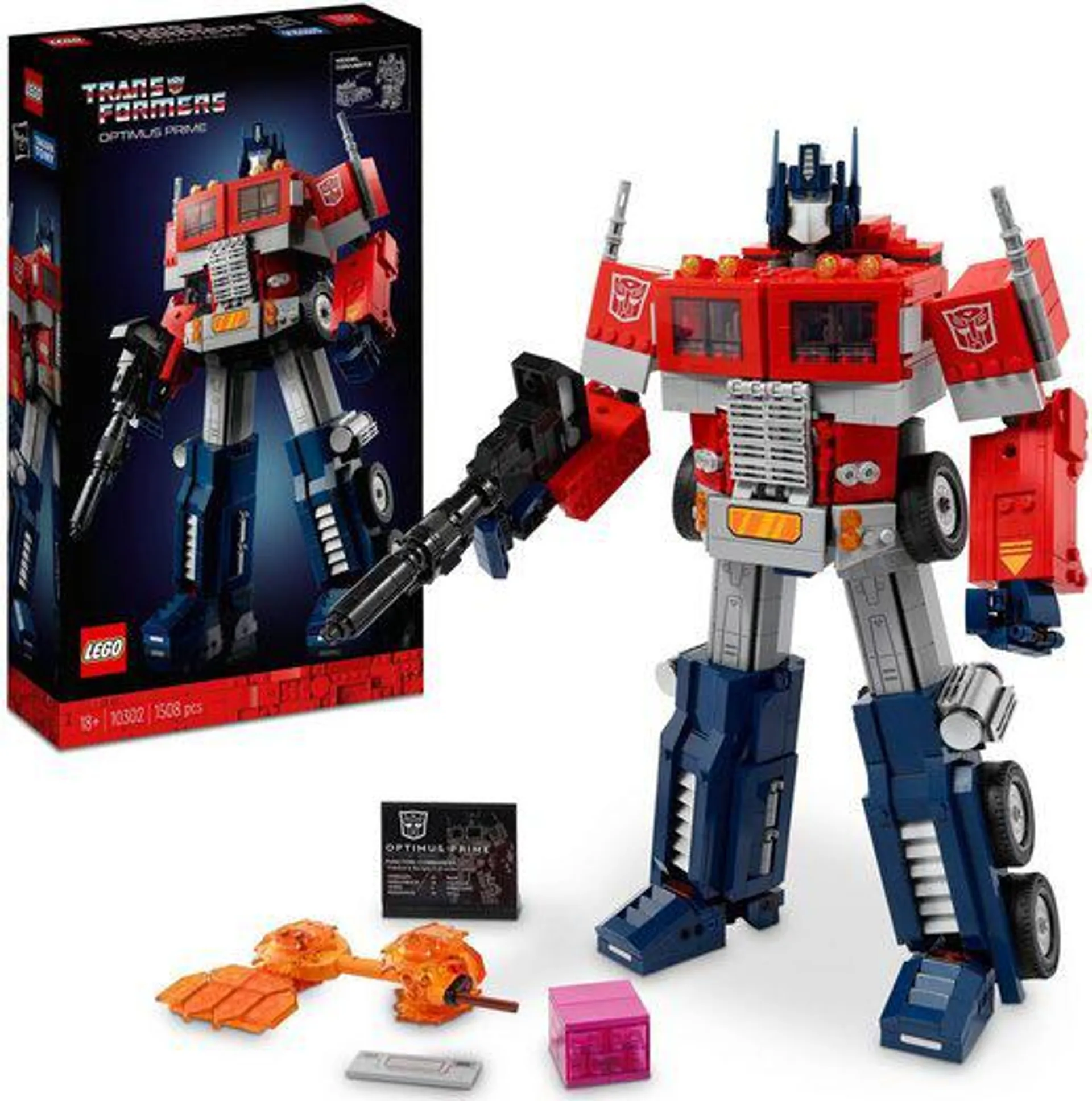 LEGO® Konstruktionsspielsteine Optimus Prime (10302), LEGO® Icons, (1508 St), Made in Europe