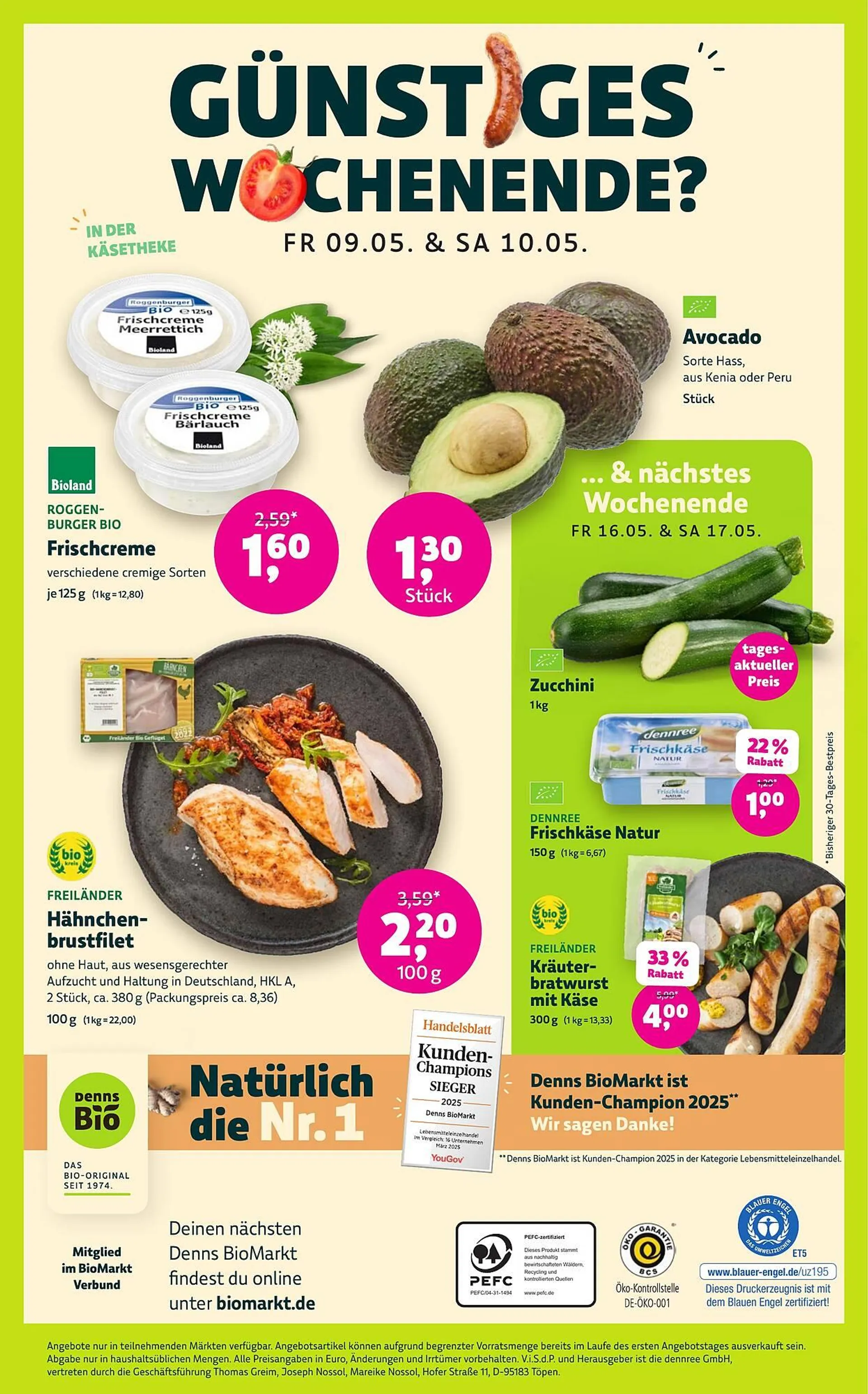 Aleco Biomarkt Prospekt von 7. Mai bis 20. Mai 2025 - Prospekt seite 16