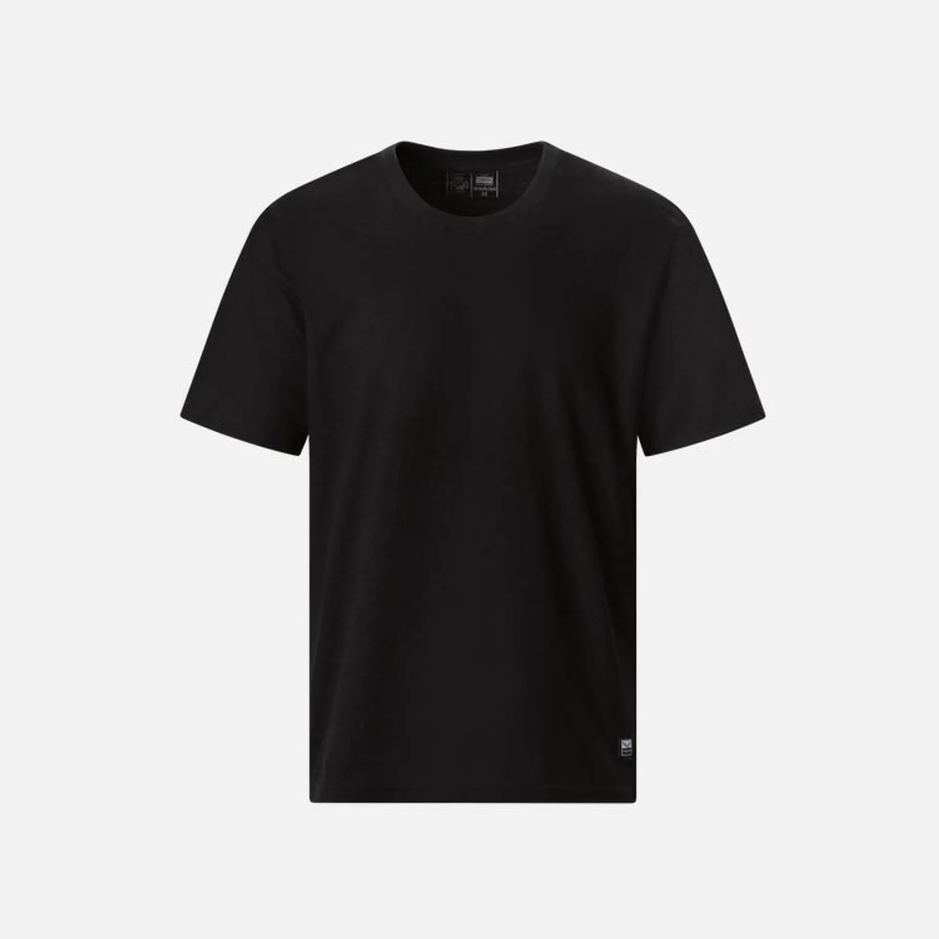 Heavy T-Shirt aus 100% recycelter Baumwolle Schwarz