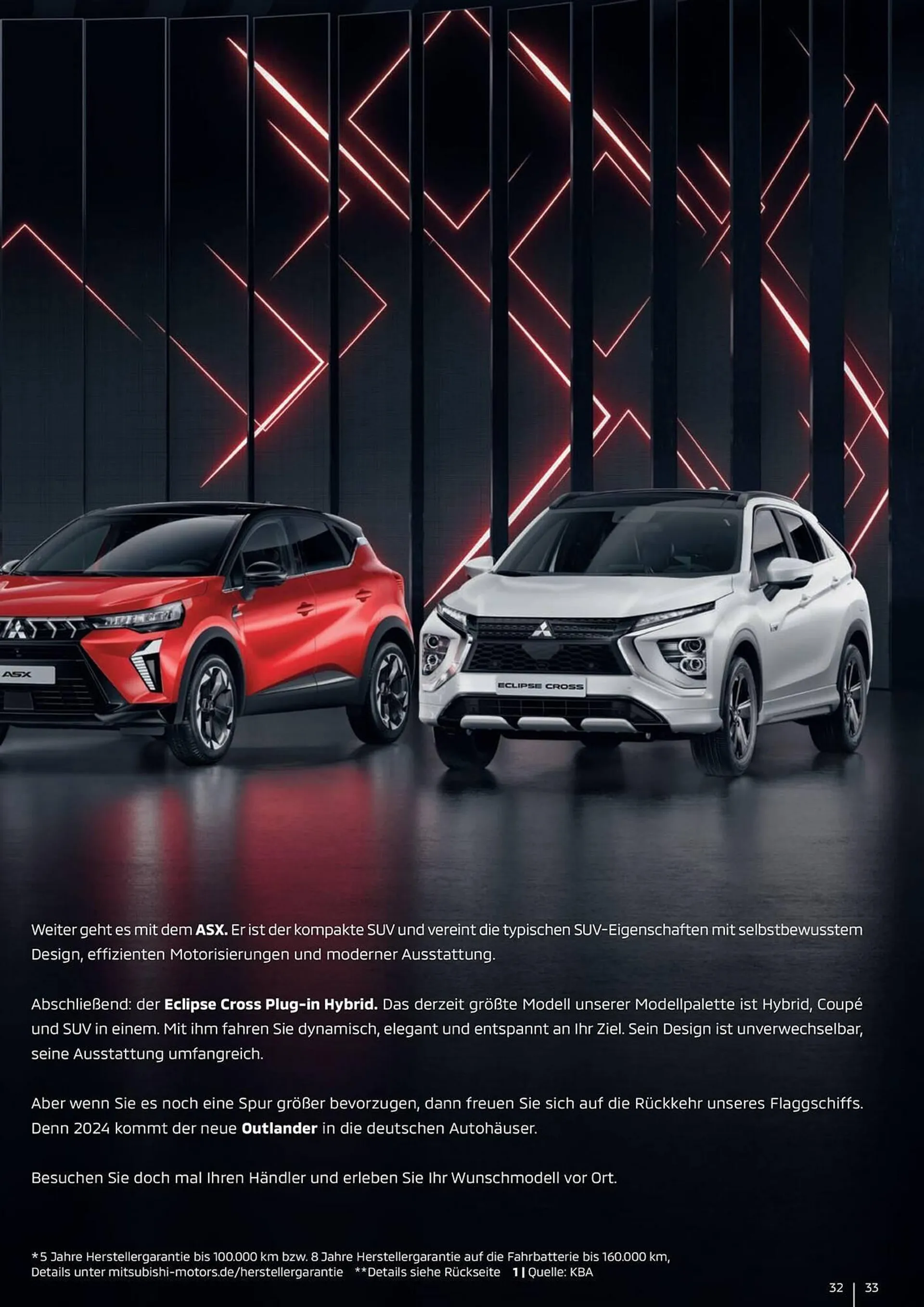 Mitsubishi Prospekt von 15. Mai bis 5. Juni 2025 - Prospekt seite 33