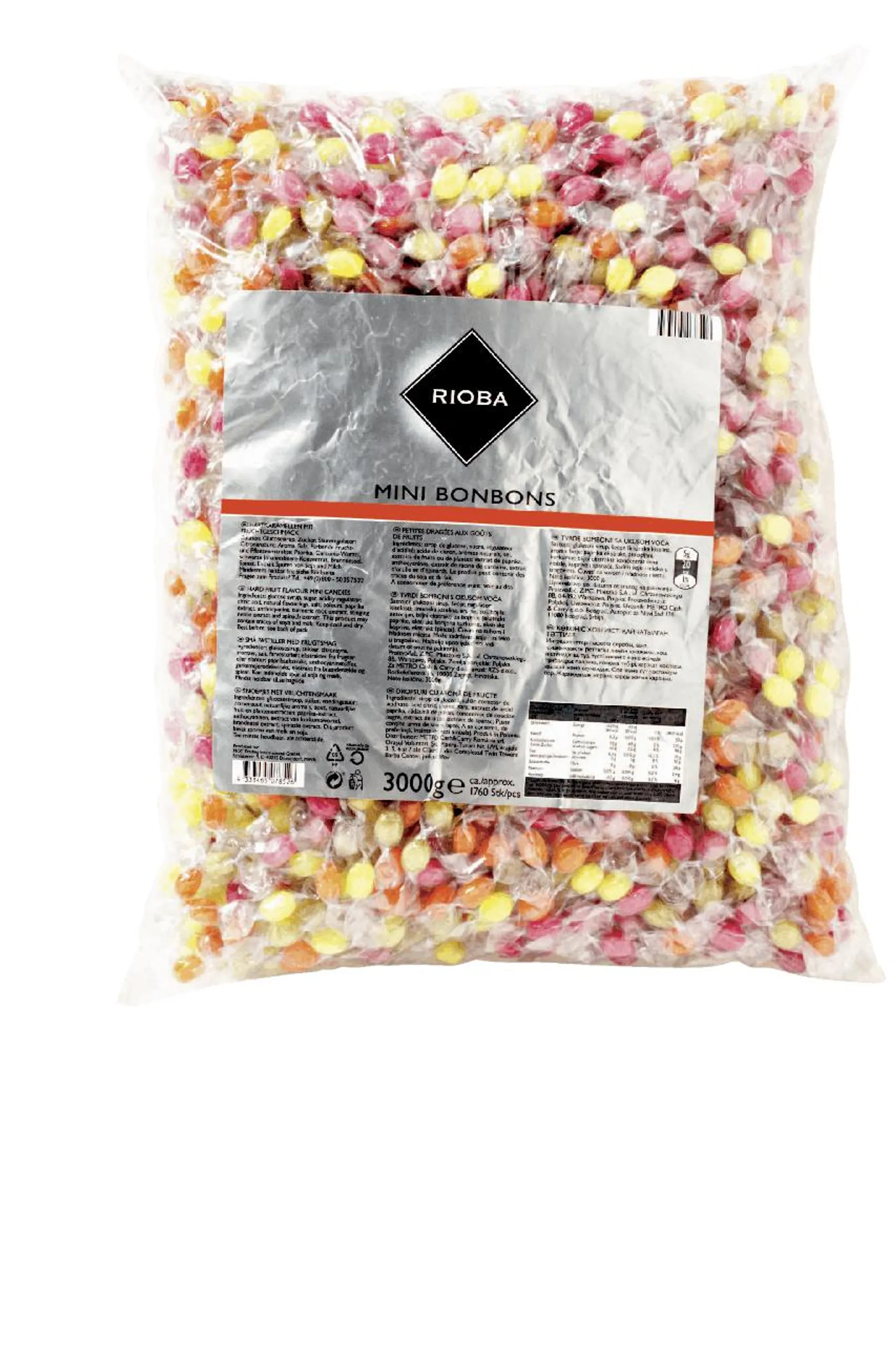 Rioba Mini-Bonbons Giveaway Frucht (3kg)