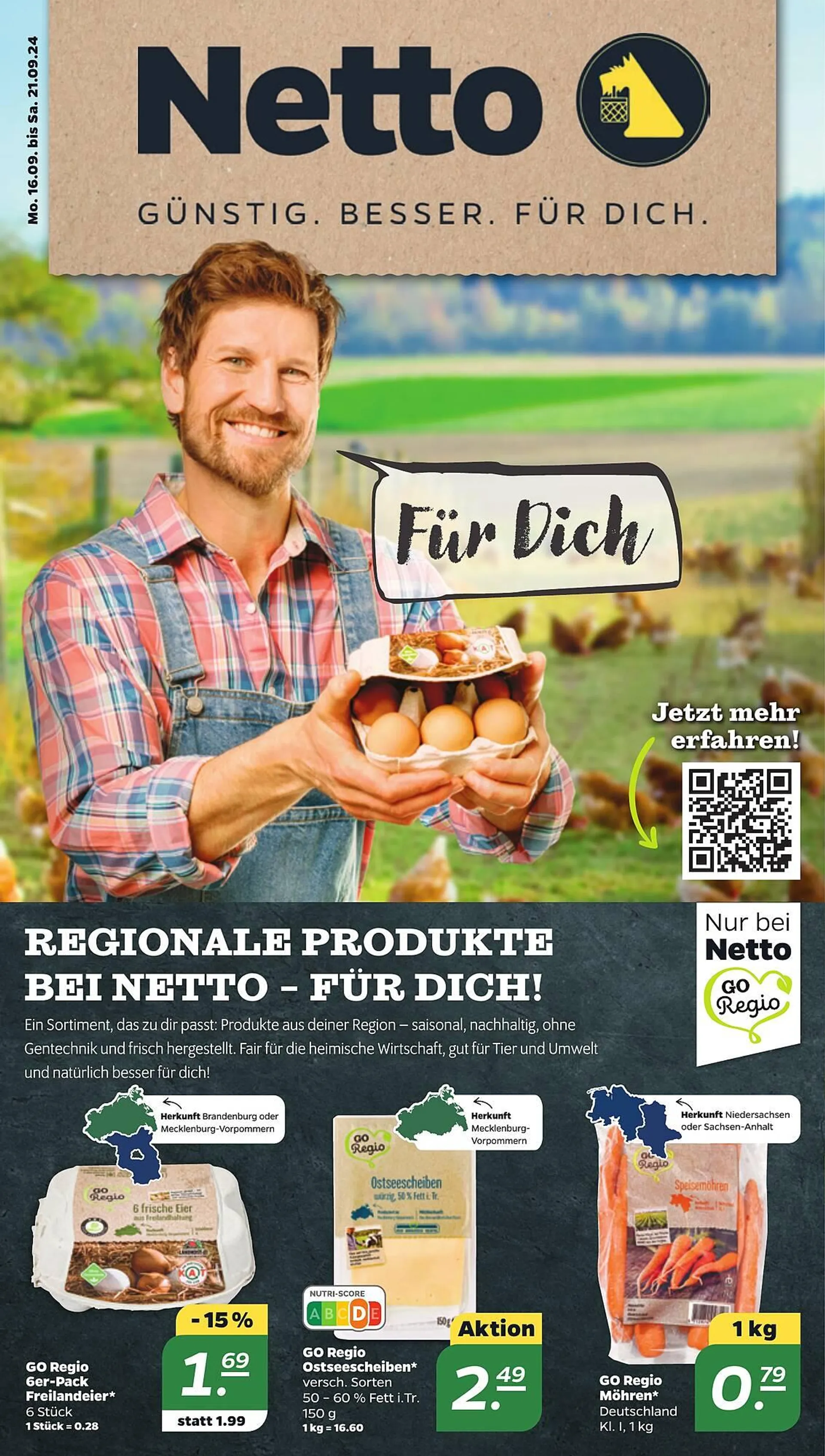 NETTO Prospekt von 16. September bis 21. September 2024 - Prospekt seite 15