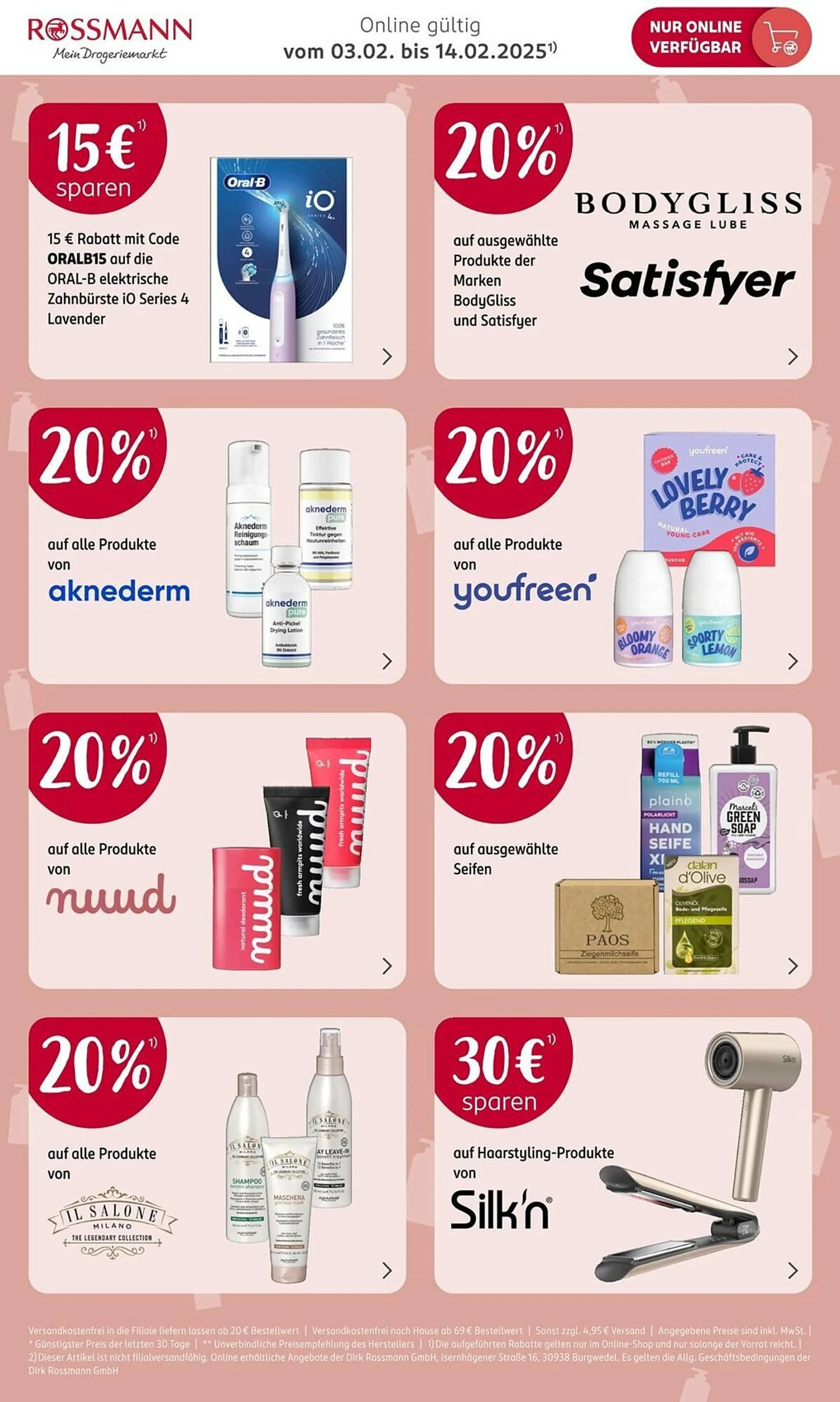 Rossmann Prospekt von 3. Februar bis 14. Februar 2025 - Prospekt seite 2