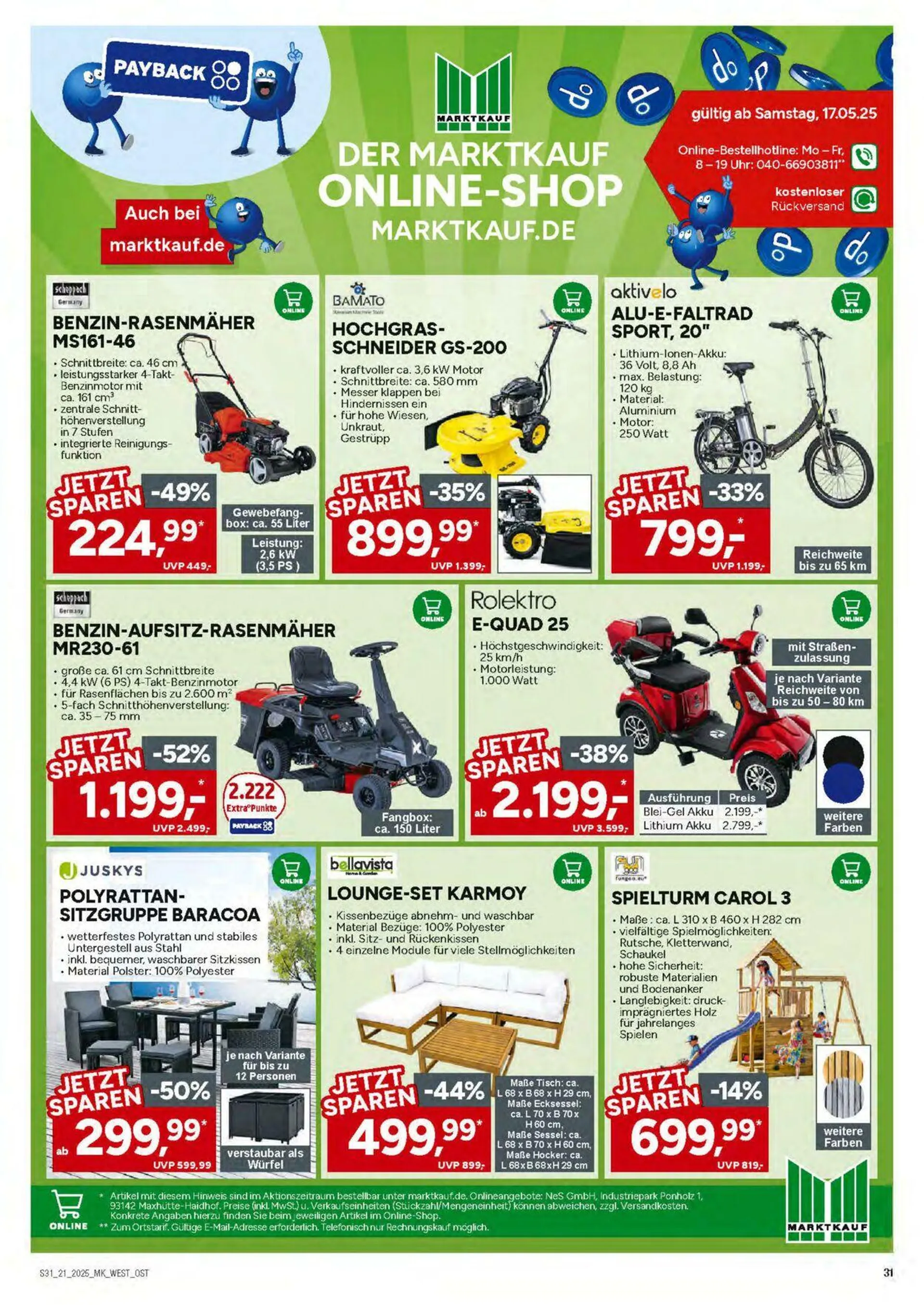 Marktkauf - Nürnberg-Thon Aktueller Prospekt von 19. Mai bis 24. Mai 2025 - Prospekt seite 31