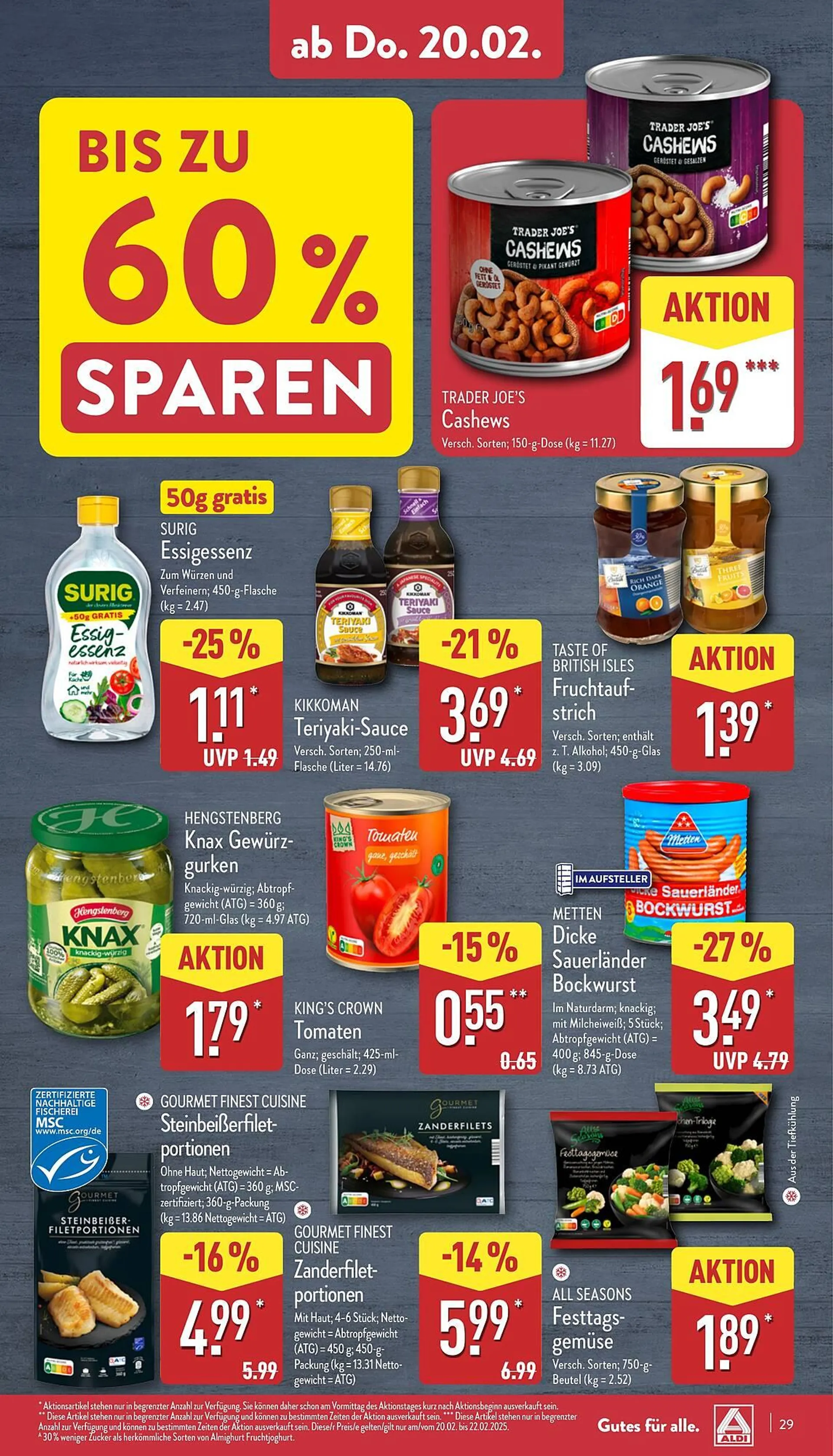 Aldi Nord Prospekt von 17. Februar bis 22. Februar 2025 - Prospekt seite 29