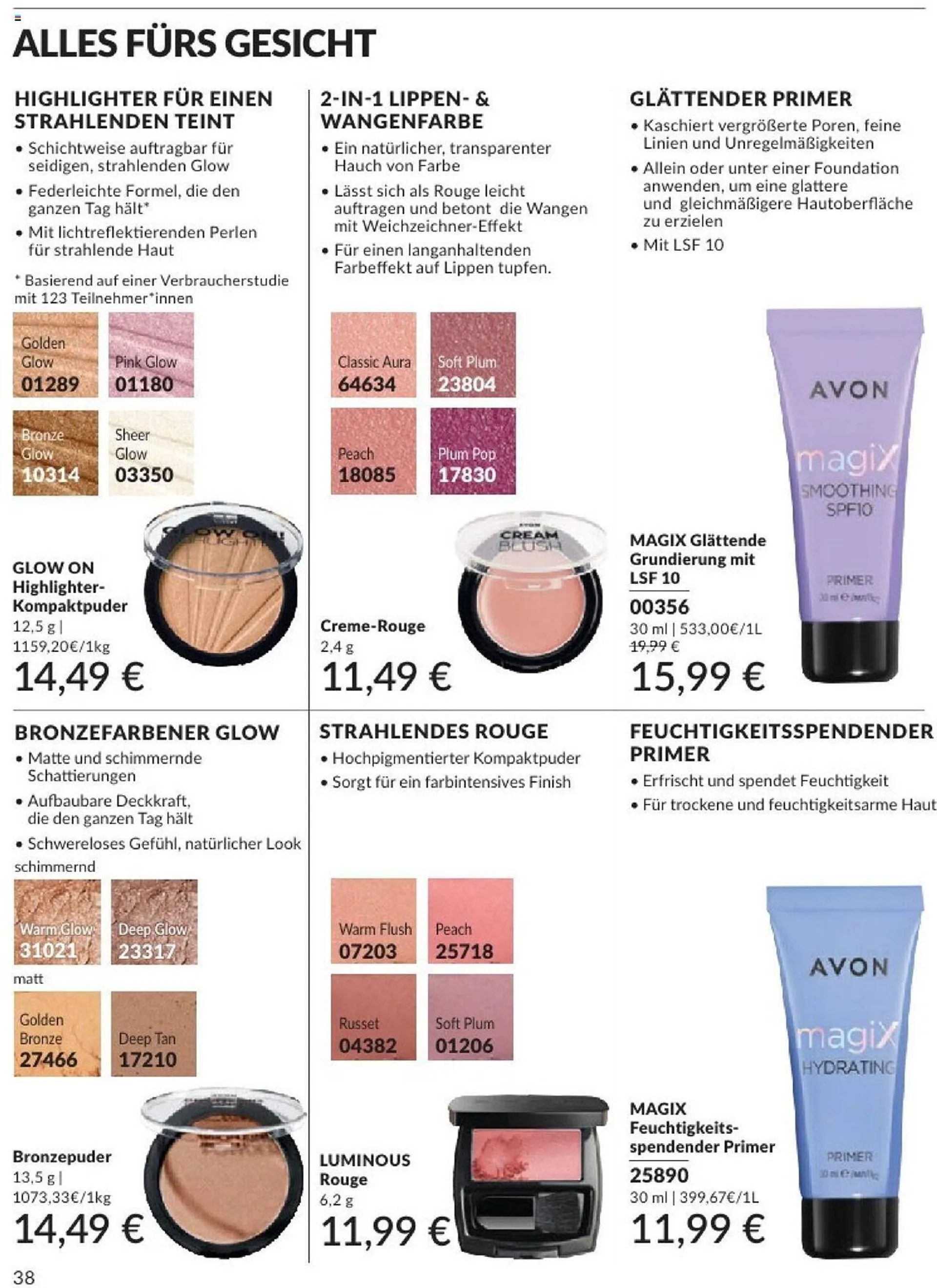 Avon Prospekt von 1. Juli bis 31. Juli 2024 - Prospekt seite 38