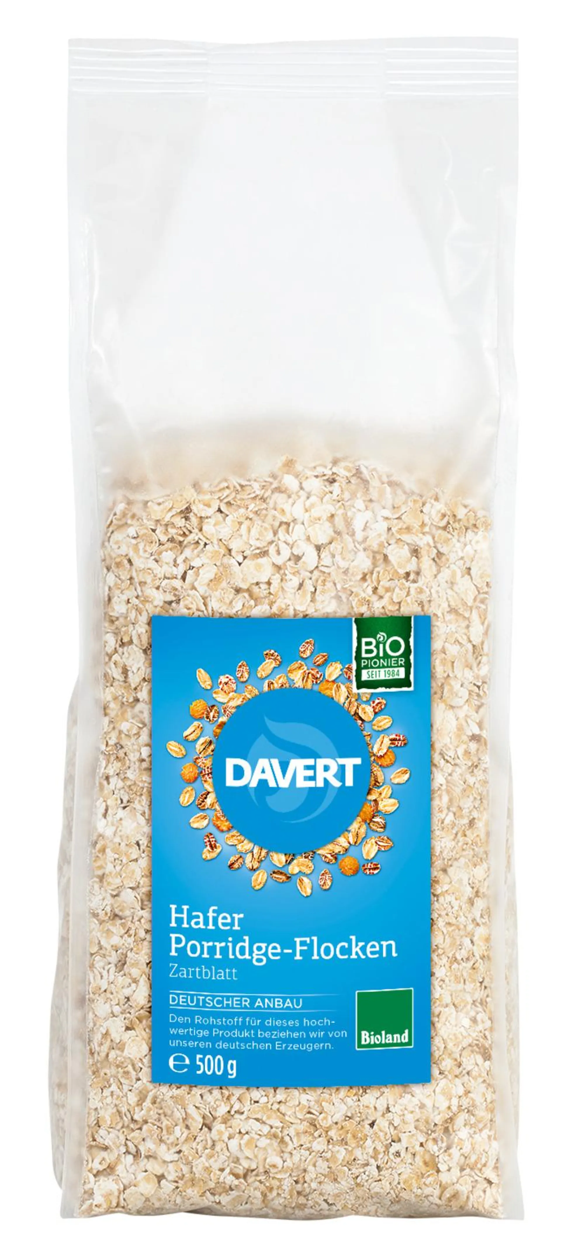 Davert Haferflocken Zartblatt 500g