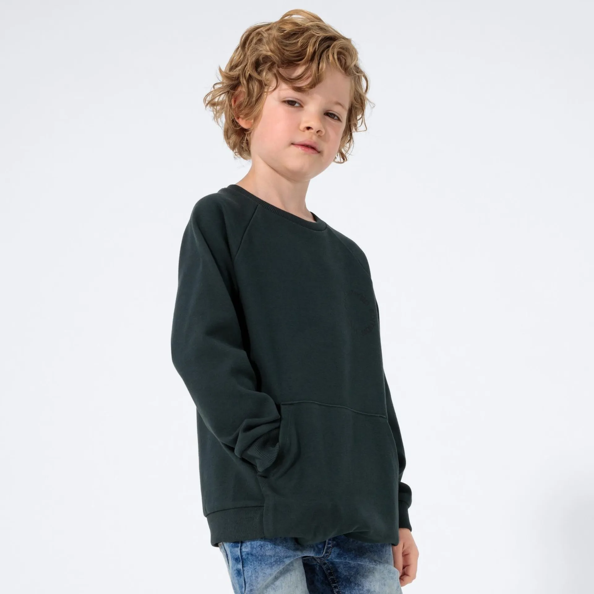 Kinder-Jungen-Sweatshirt mit Aufdruck