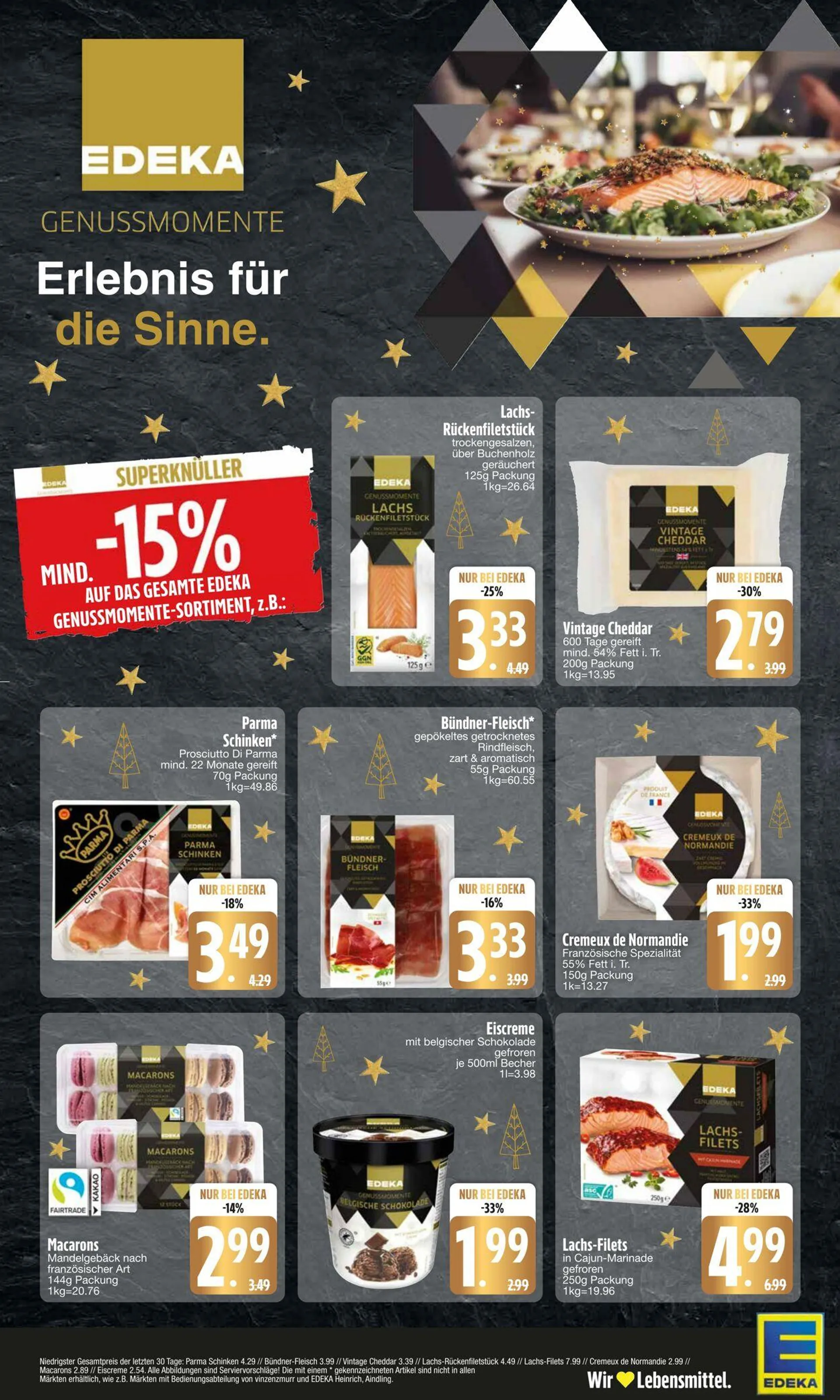 Edeka - Weihnachten 2024 von 9. Dezember bis 16. Dezember 2024 - Prospekt seite 2