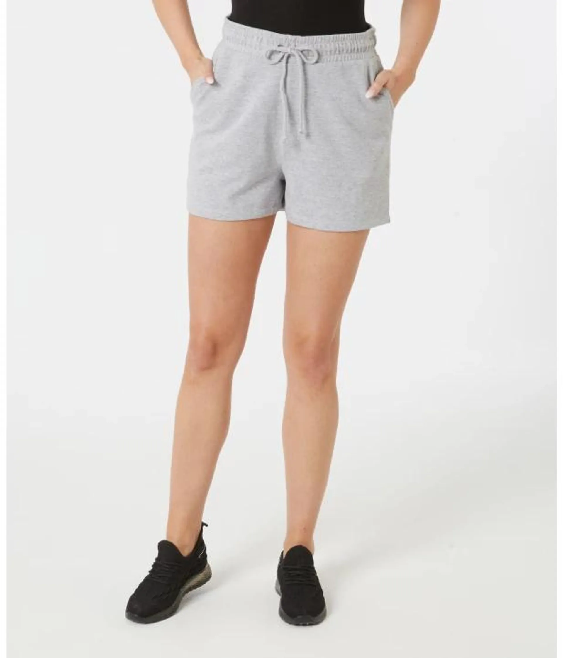 Melierte Sweatshorts