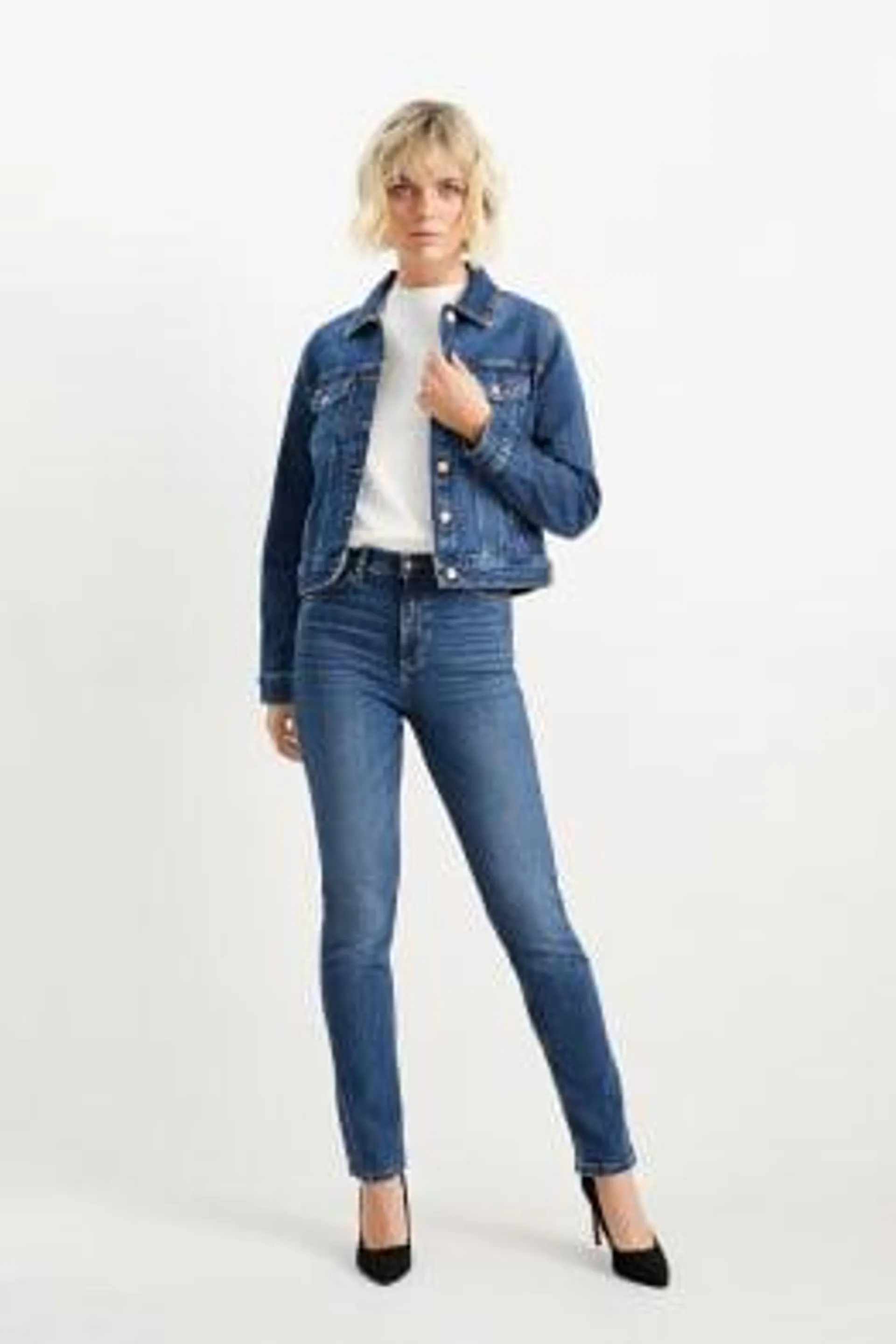 Slim jeans - high waist