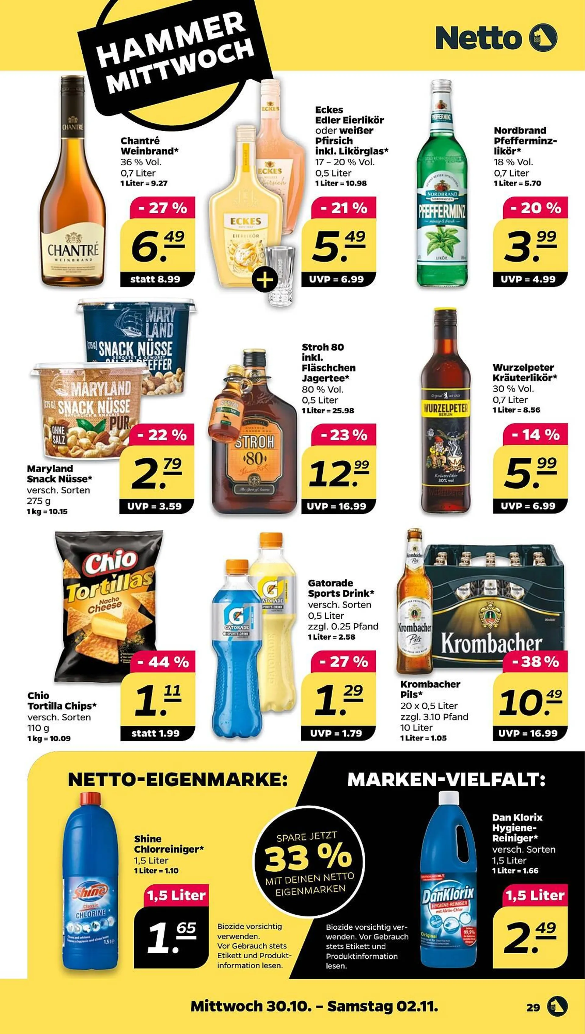 NETTO Prospekt von 28. Oktober bis 2. November 2024 - Prospekt seite 29