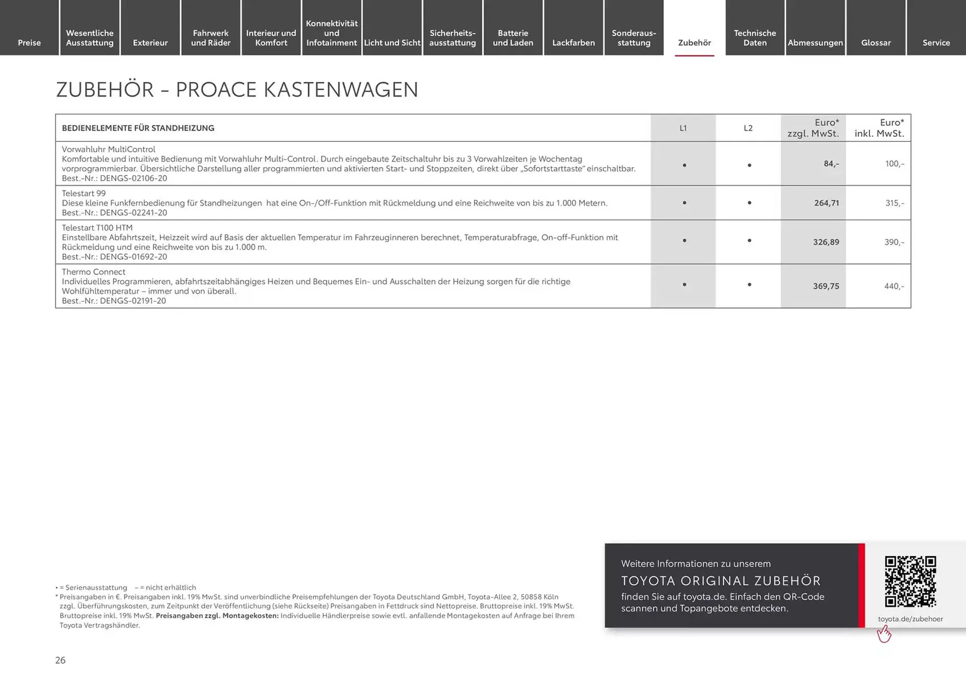 Toyota Prospekt von 13. November bis 13. November 2025 - Prospekt seite 26