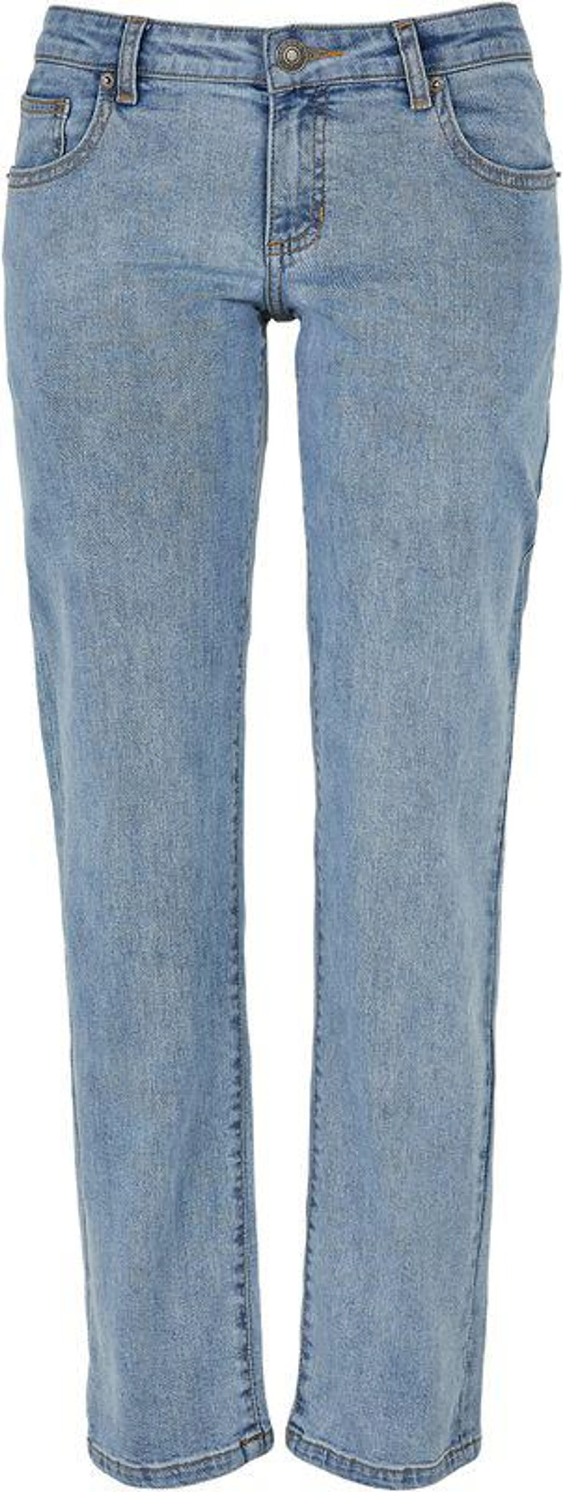 "Ladies Low Waist Straight Denim Pants" Jeans blau von Urban Classics