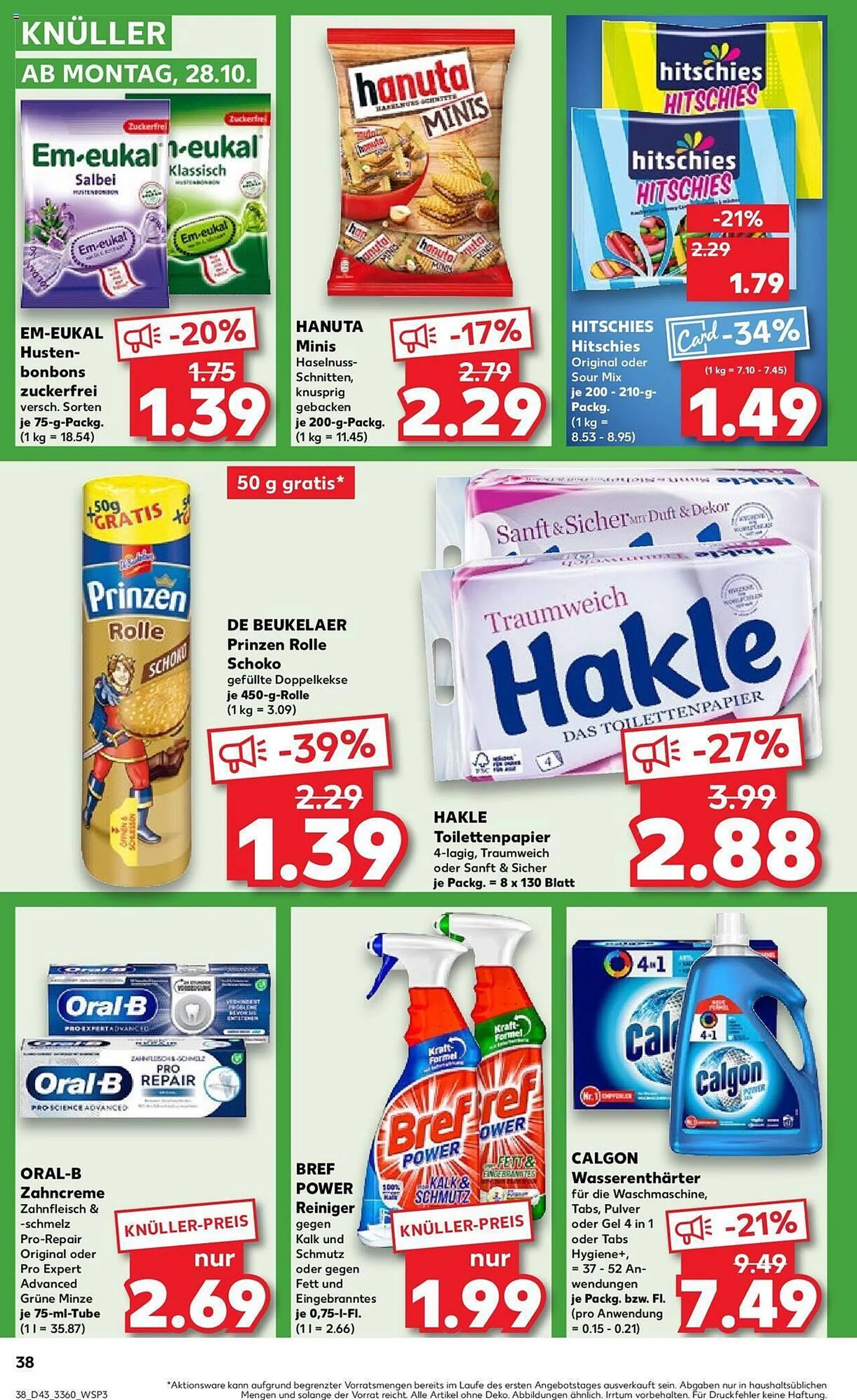 Kaufland Prospekt von 24. Oktober bis 30. Oktober 2024 - Prospekt seite 38