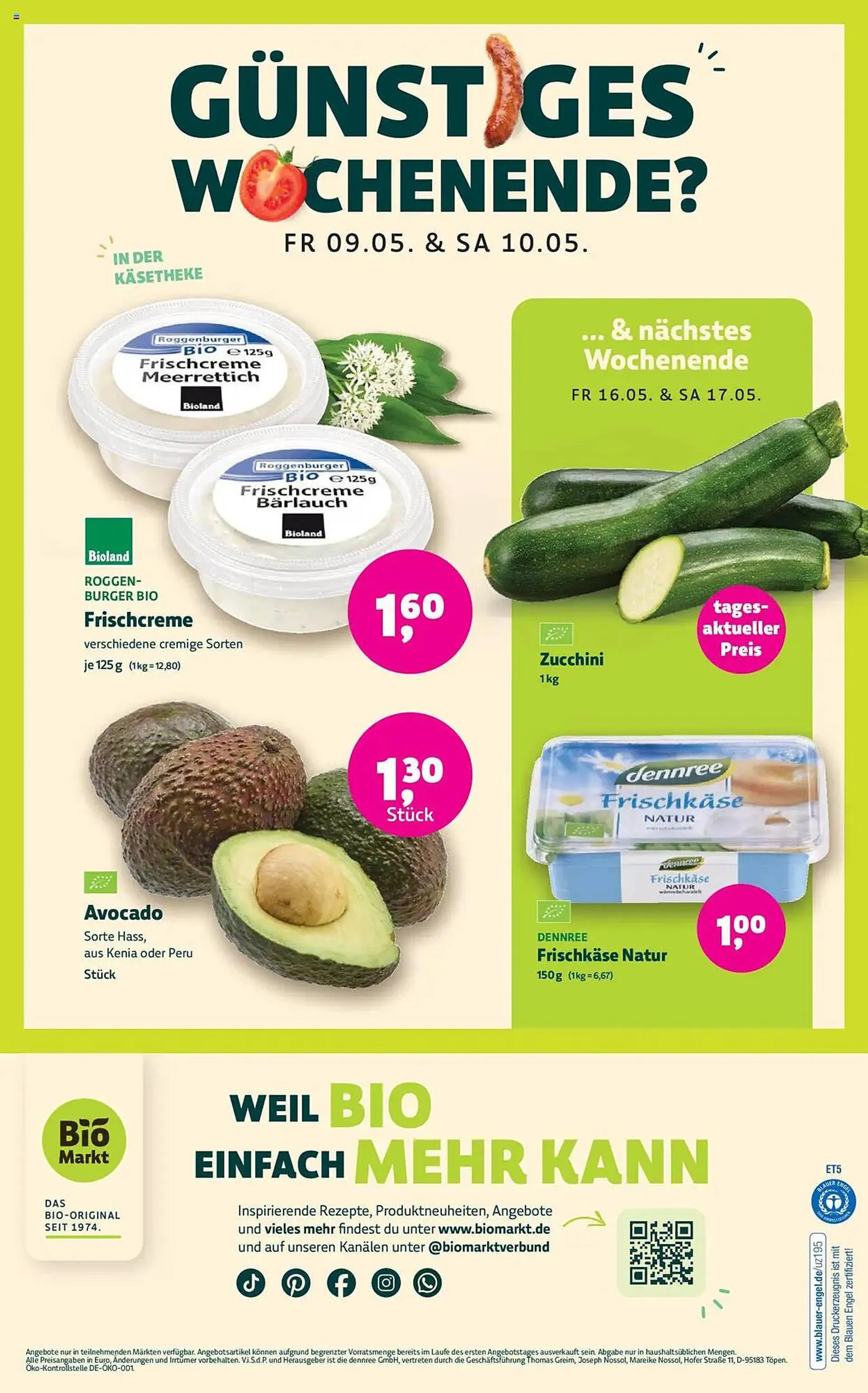 Biomarkt Prospekt von 7. Mai bis 20. Mai 2025 - Prospekt seite 16