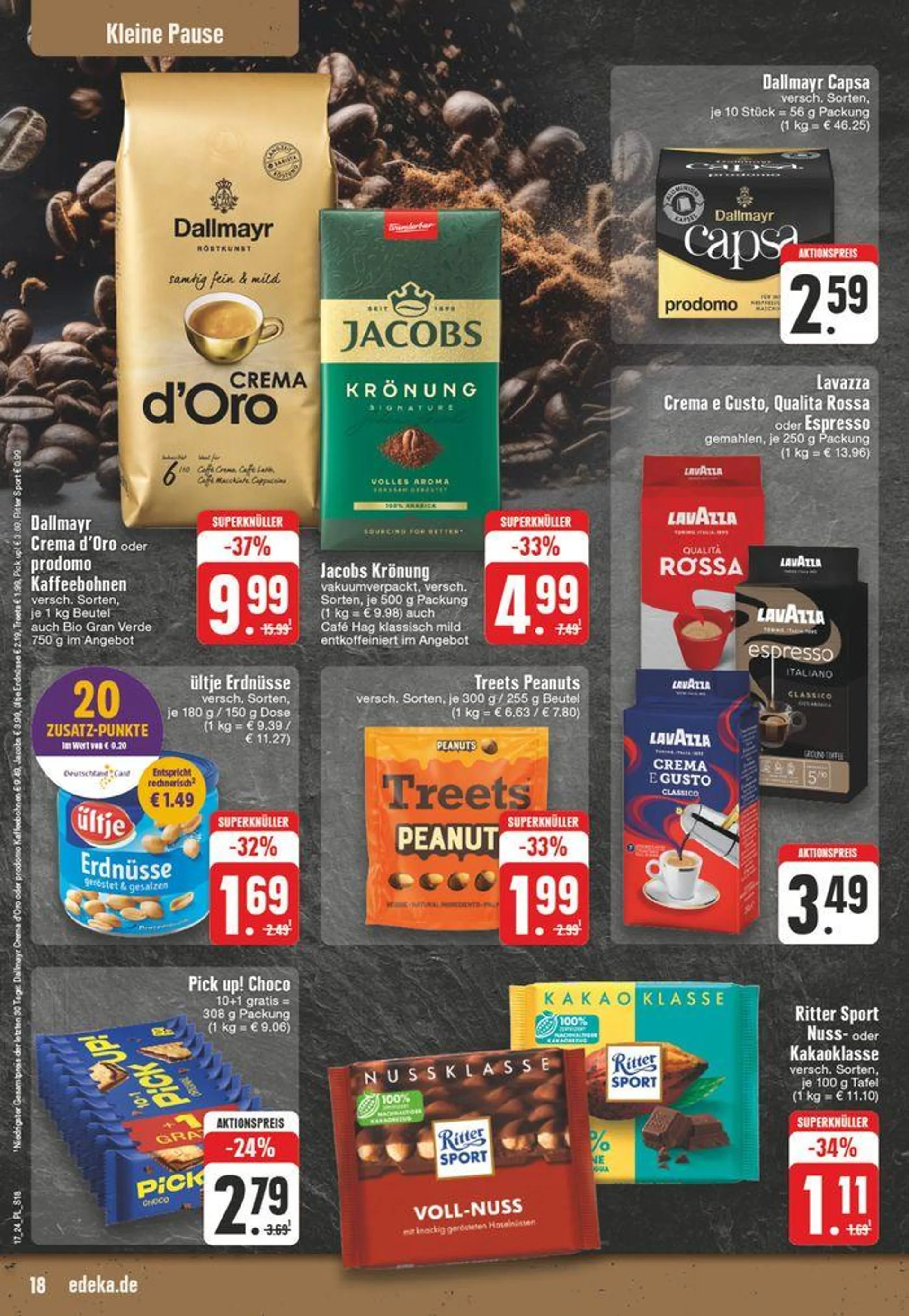 Edeka flugblatt von 21. April bis 27. April 2024 - Prospekt seite 18