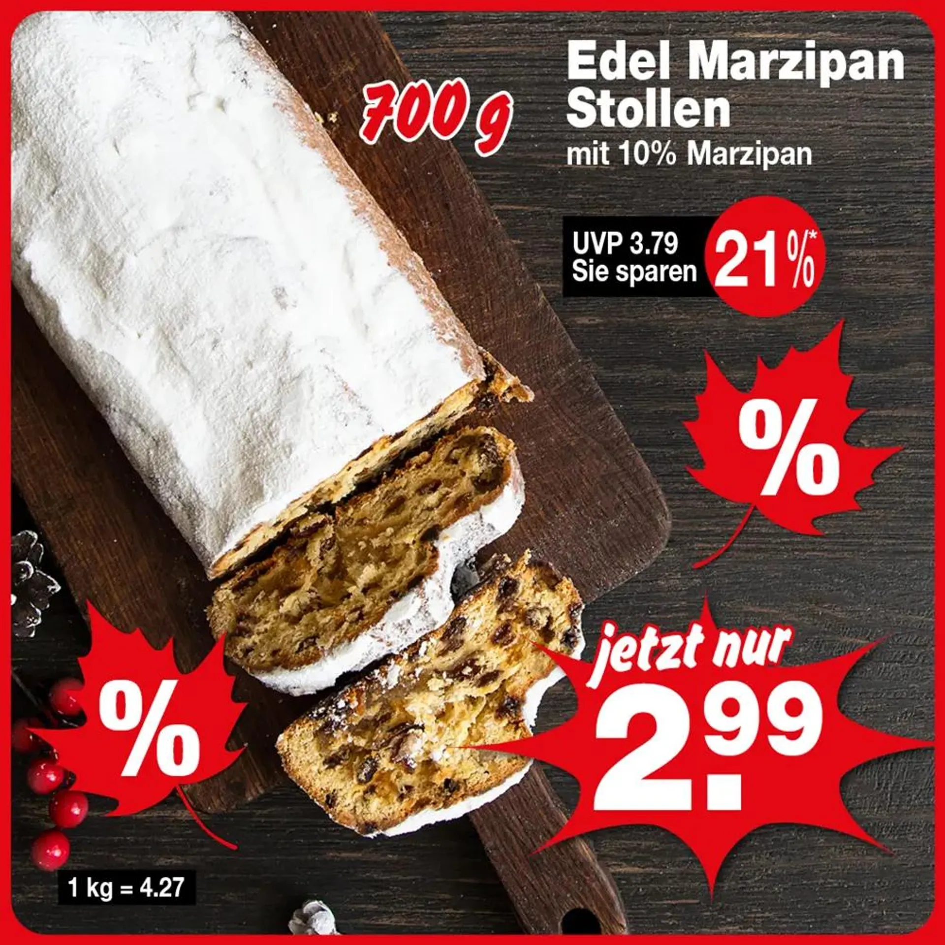 Edel Marzipan Stollen