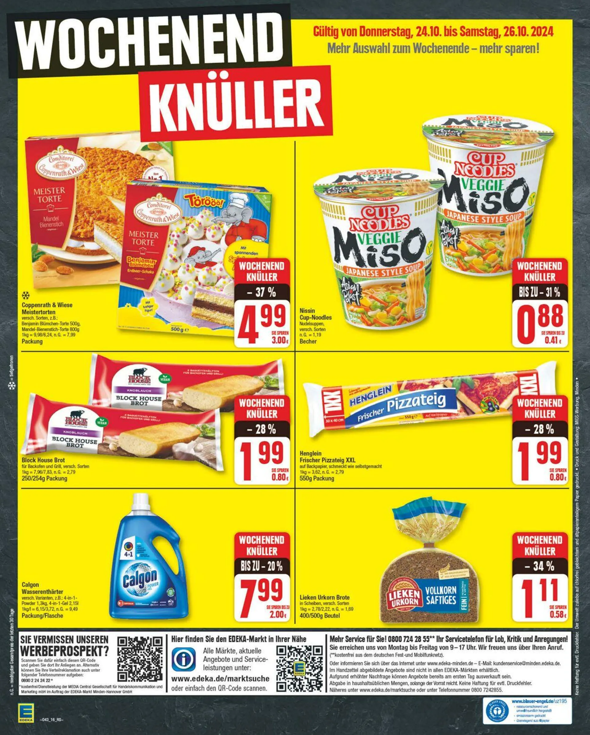 Edeka - Potsdam von 21. Oktober bis 26. Oktober 2024 - Prospekt seite 18