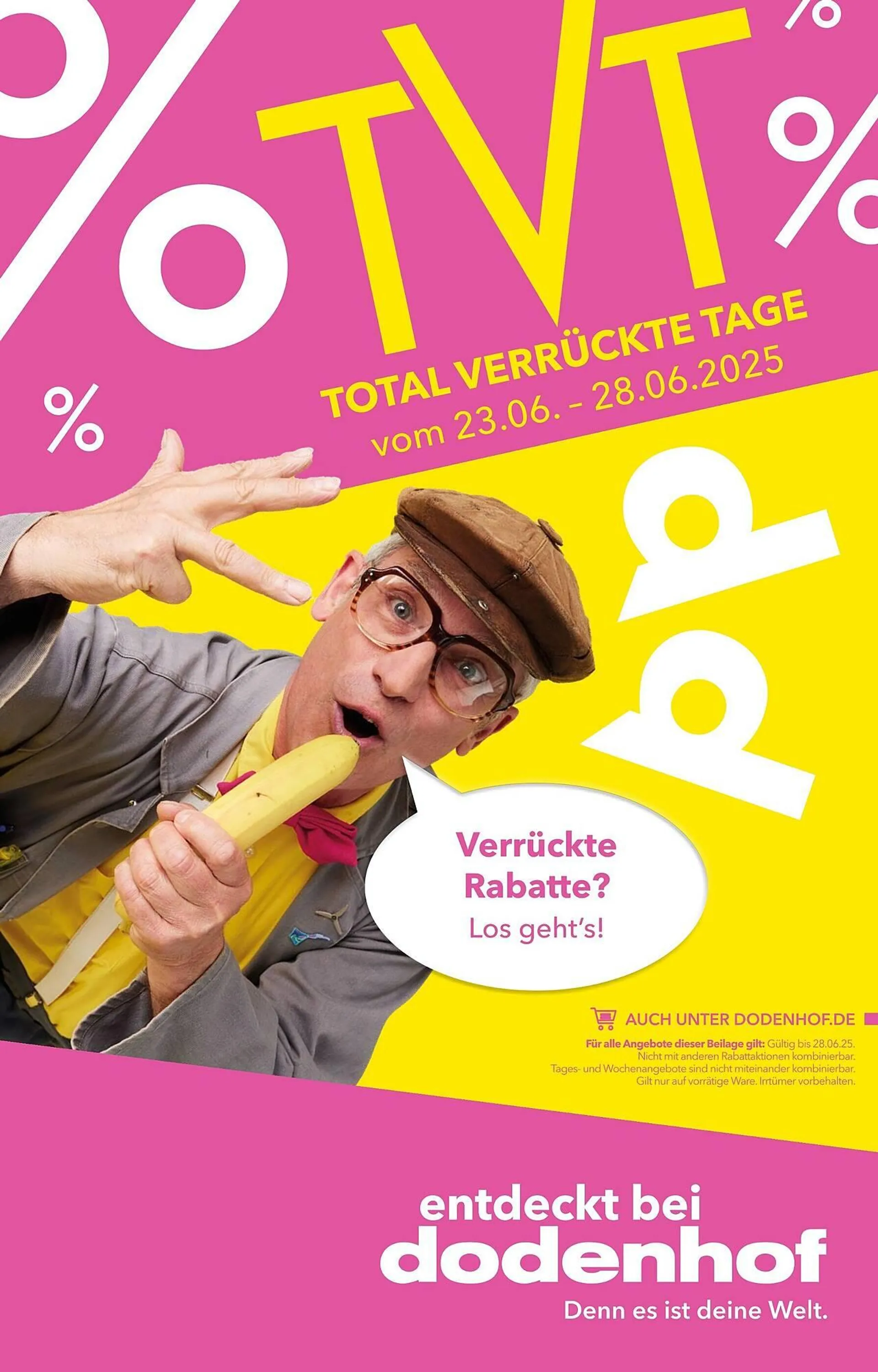 dodenhof Prospekt von 23. Juni bis 28. Juni 2025 - Prospekt seite 1