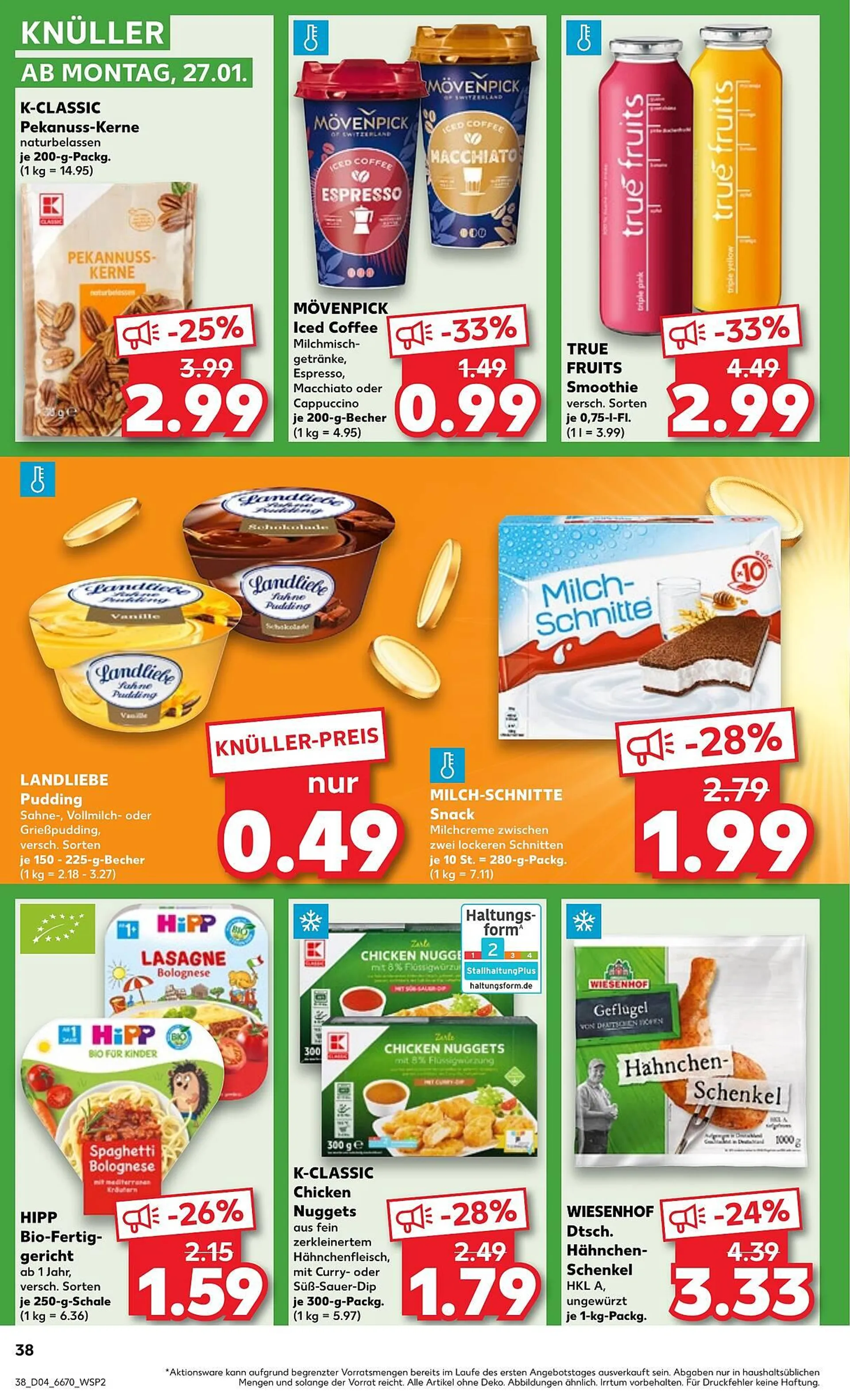 Kaufland Prospekt von 23. Januar bis 29. Januar 2025 - Prospekt seite 38