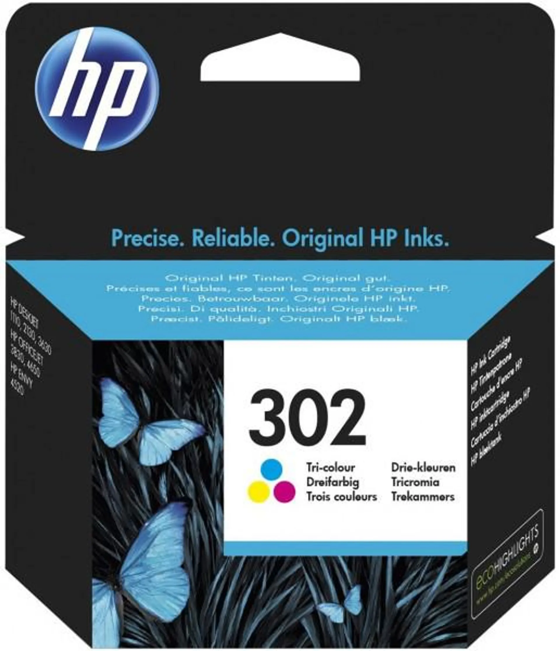 HP Nr. 302 Tinten-Multipack 3-farbig