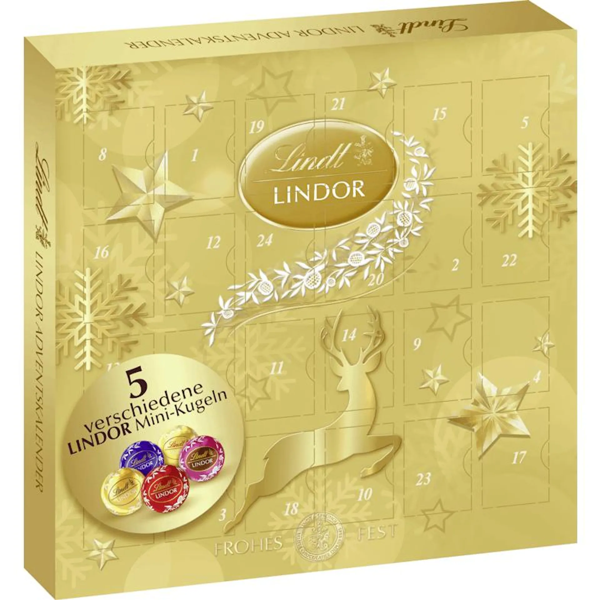 Lindt Adventskalender LINDOR 109g