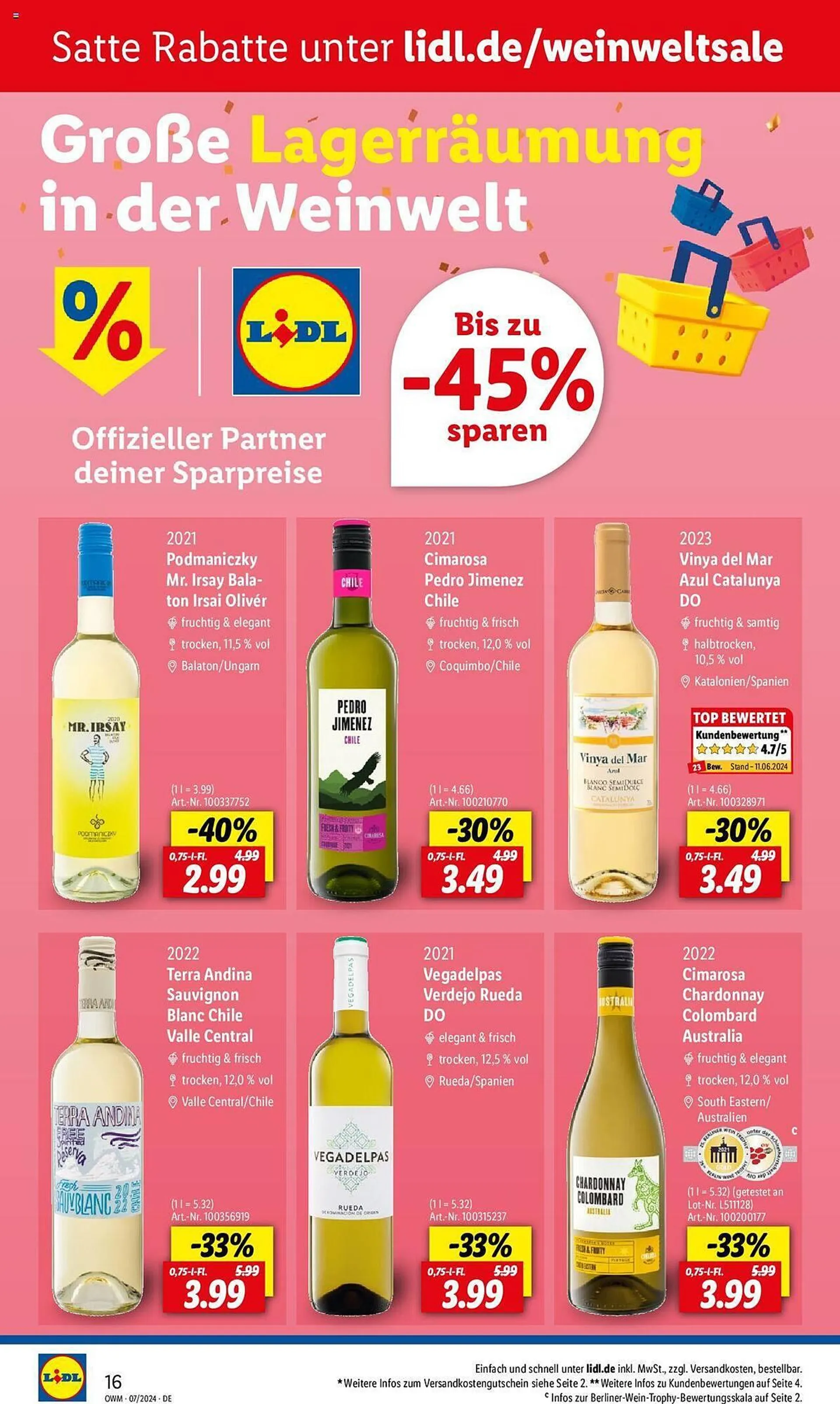 Lidl Wein Prospekt - 16