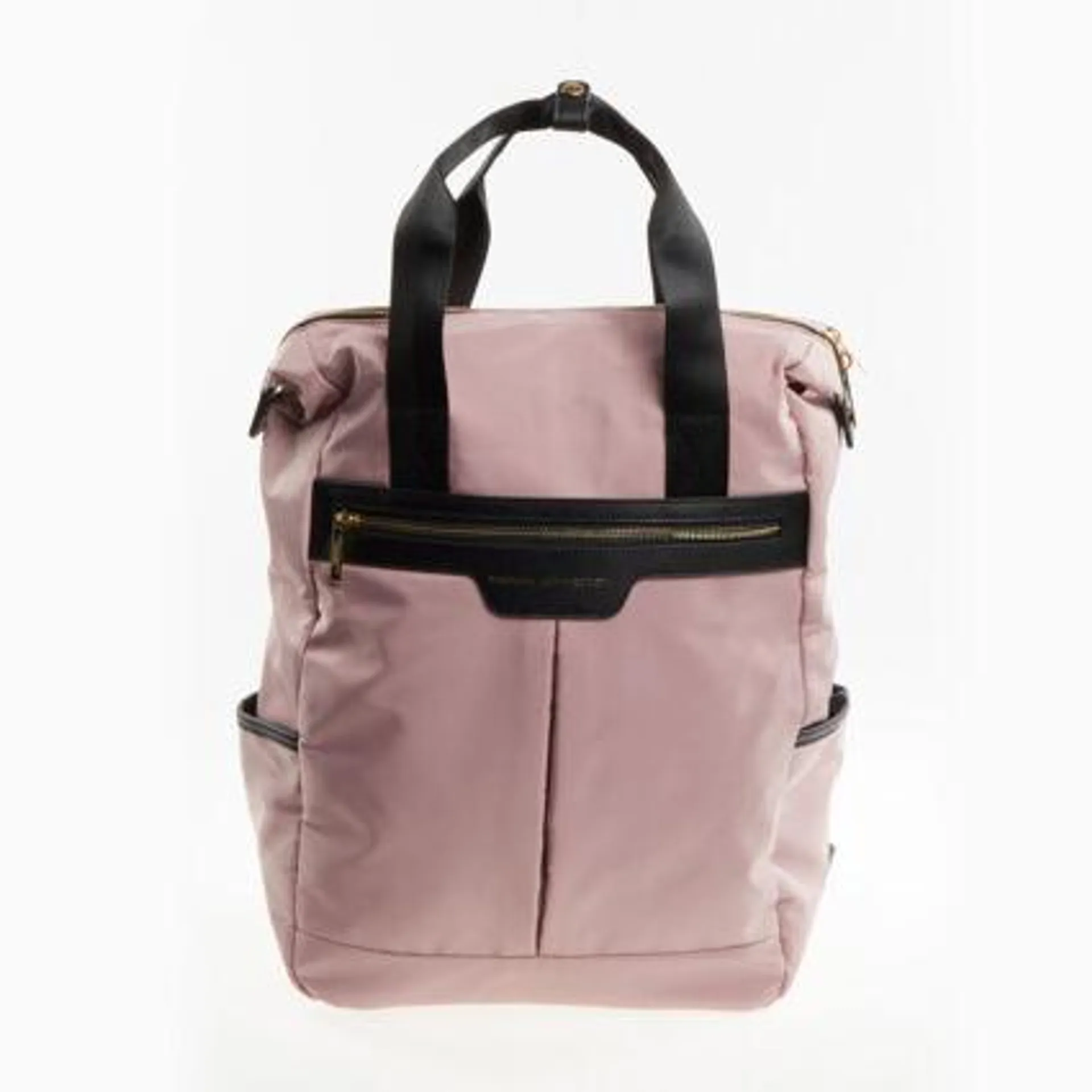 Rosafarbener Rucksack mit modernem Design