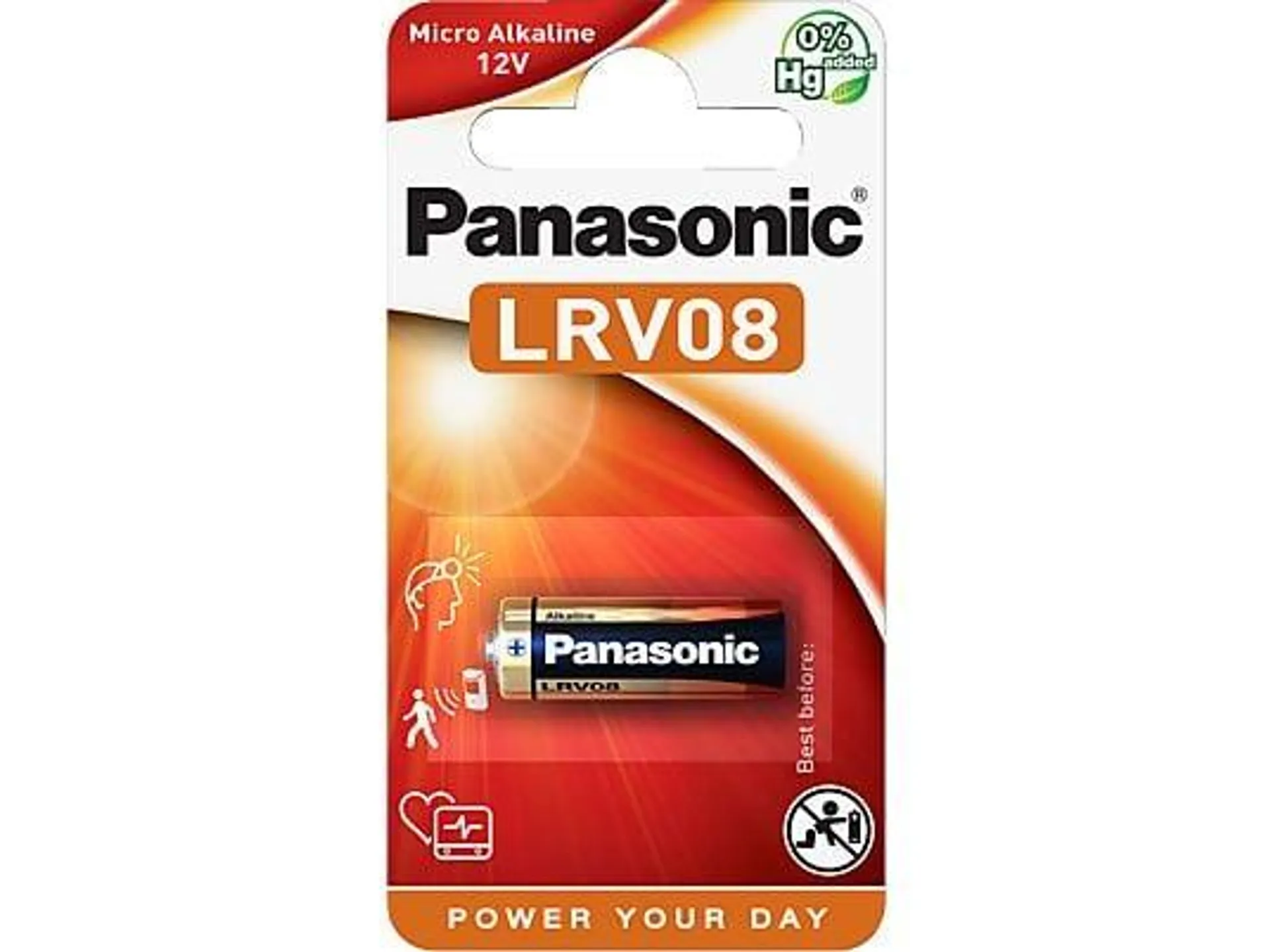 PANASONIC LRV08 LRV08 Batterie, Alkaline, 12 Volt