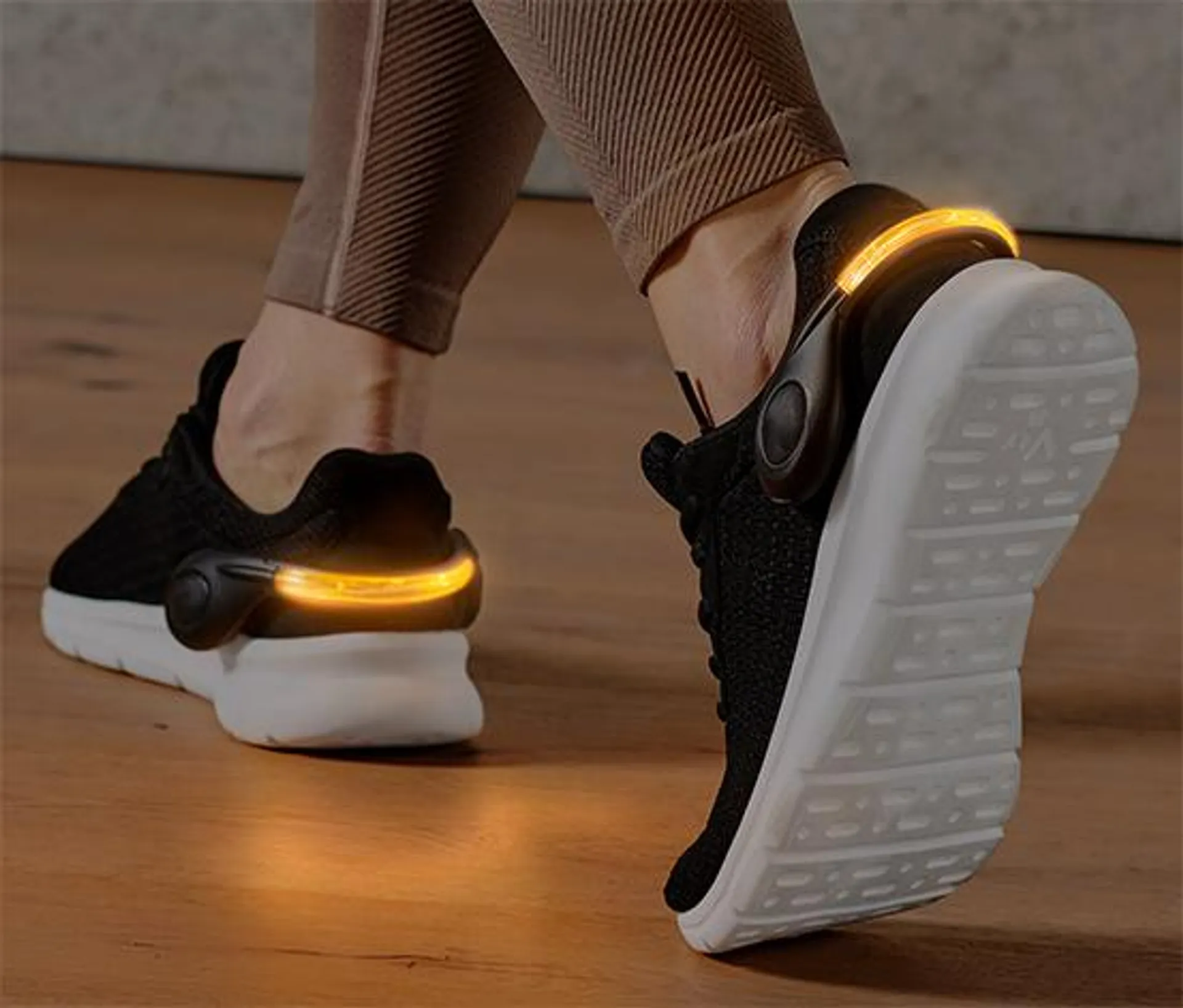 Spony na topánky s LED, 2 ks