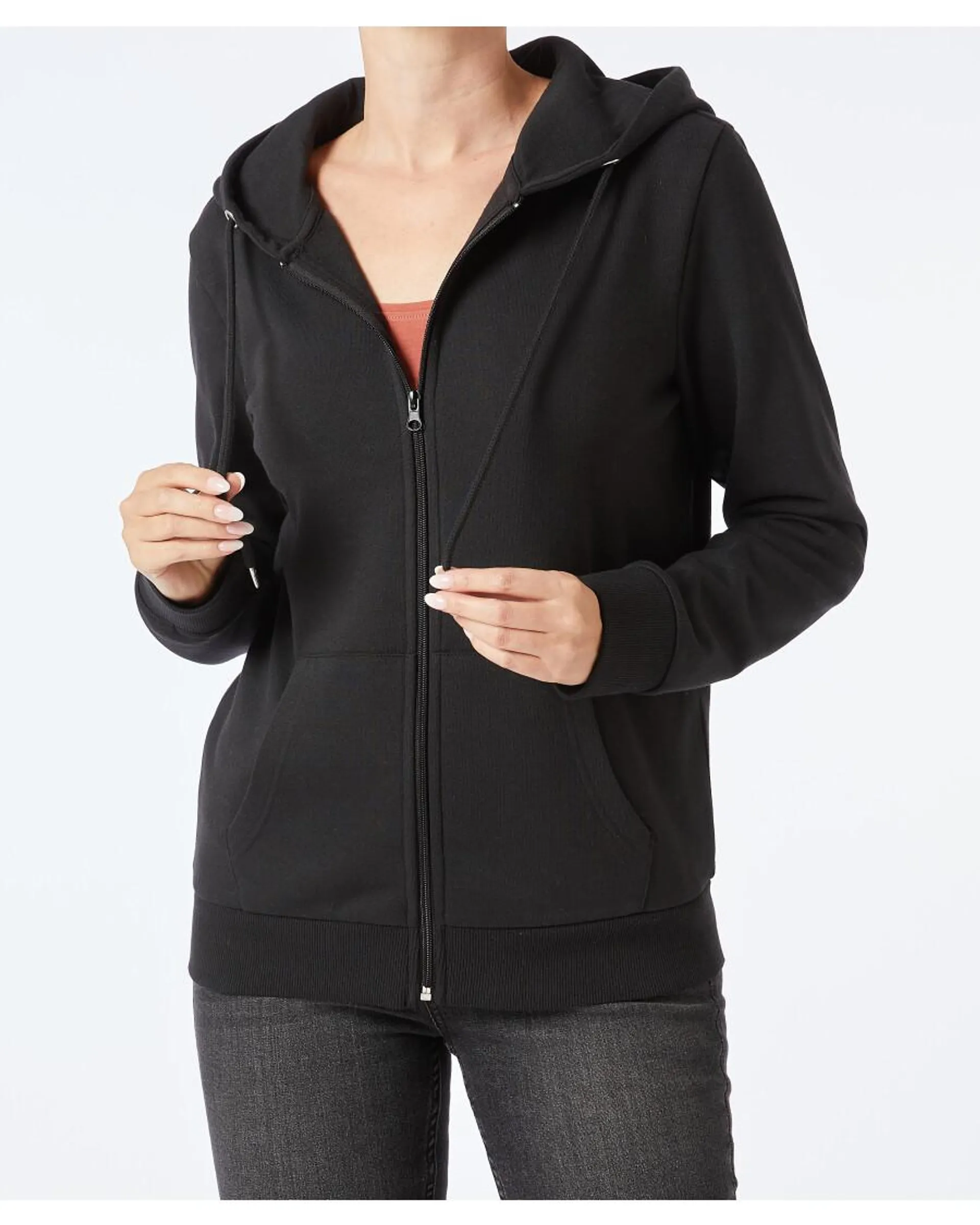 Legere Sweatjacke Janina, Kapuze