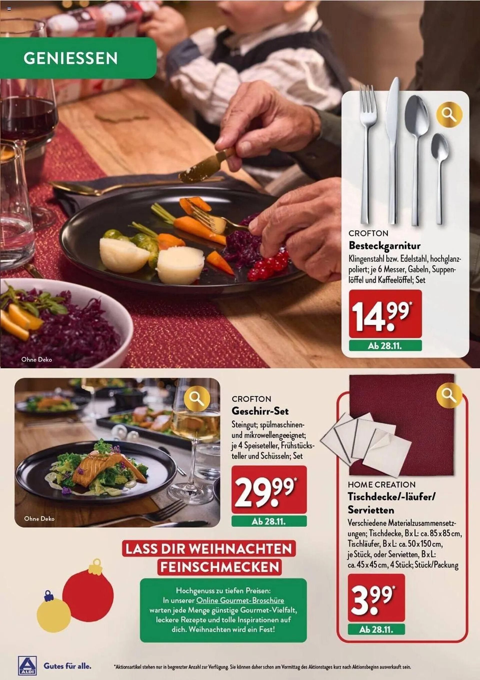 Aldi Nord Prospekt von 17. Oktober bis 16. Dezember 2024 - Prospekt seite 30