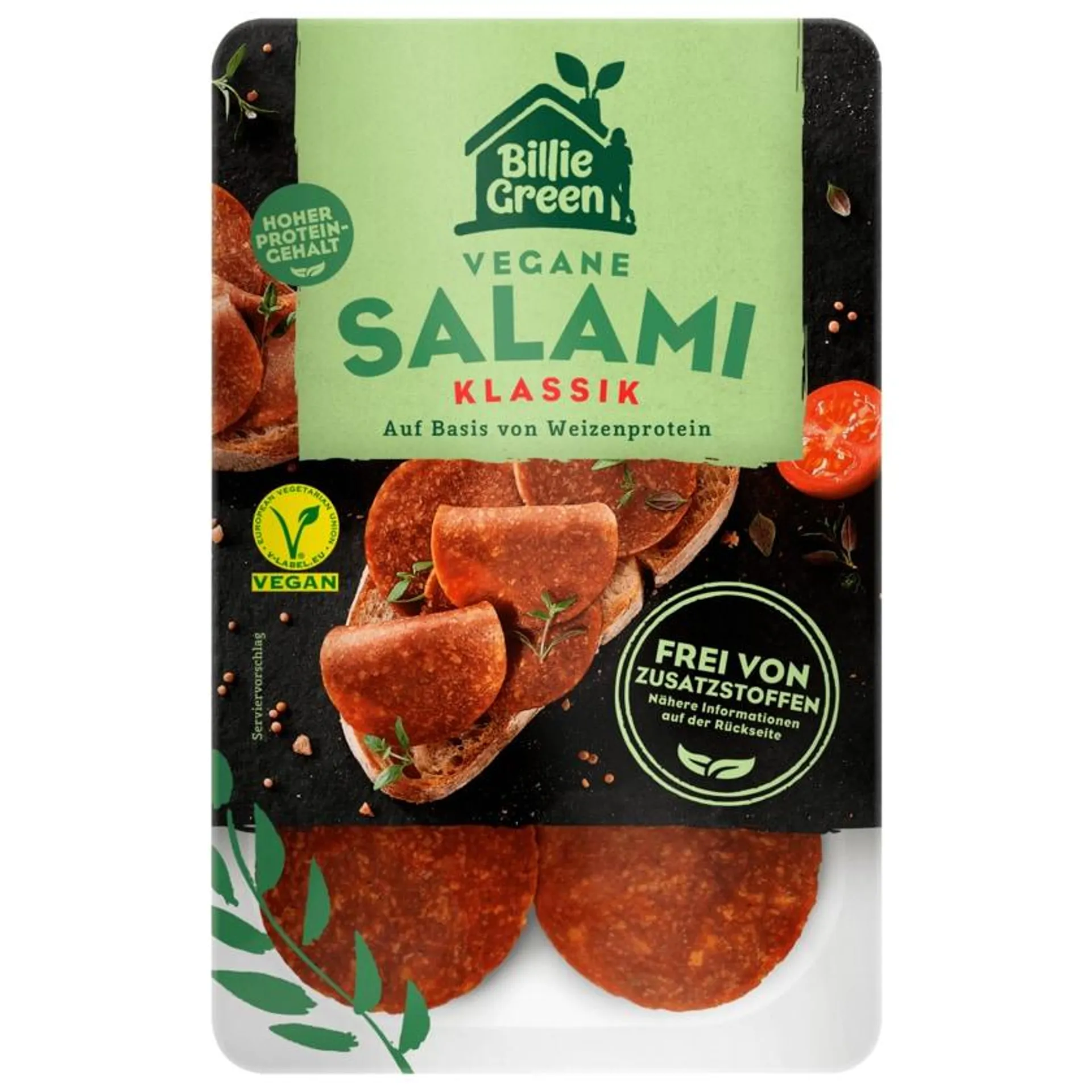 Billie Green Vegane Salami Klassik 70g