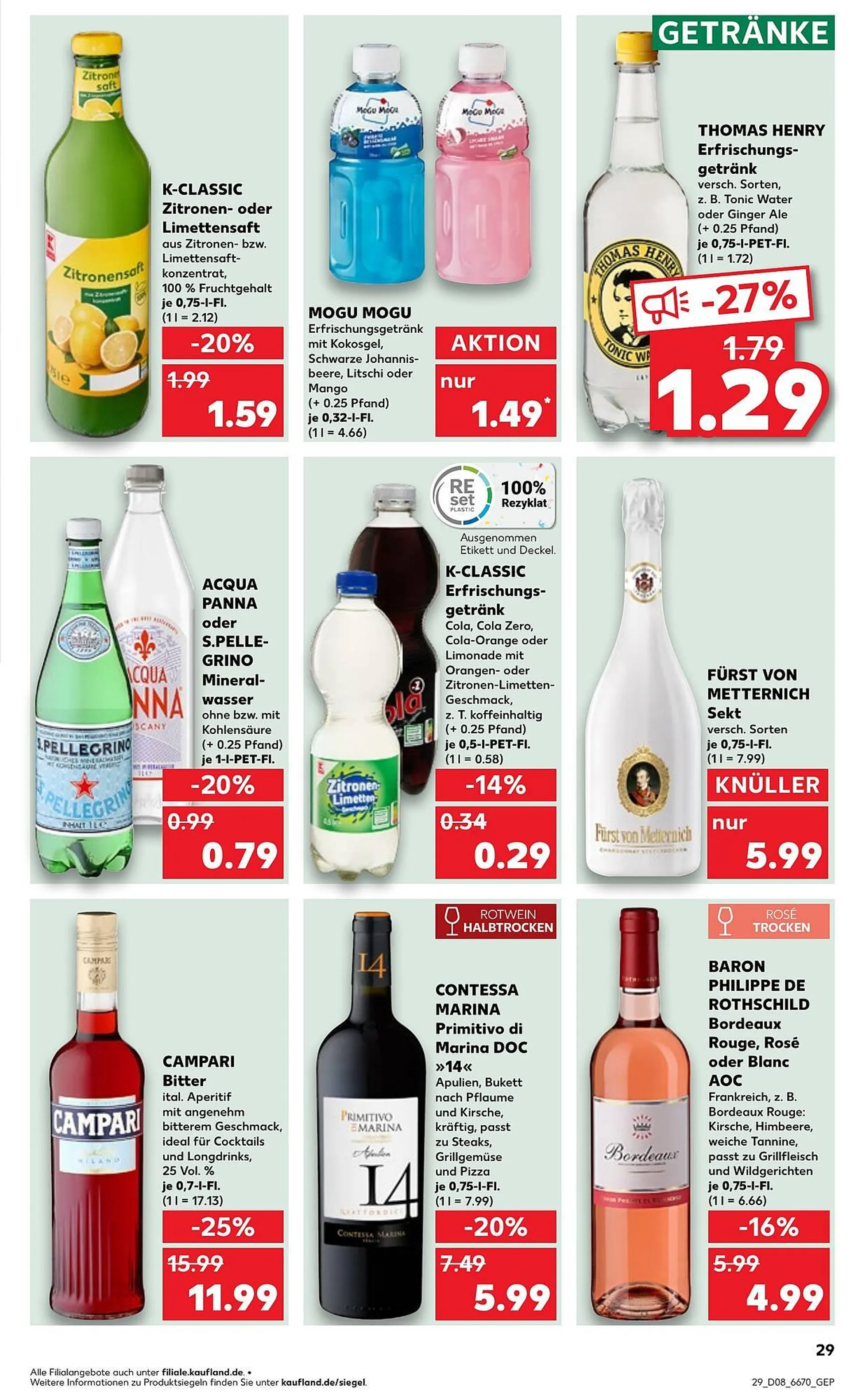 Kaufland Prospekt von 20. Februar bis 26. Februar 2025 - Prospekt seite 29