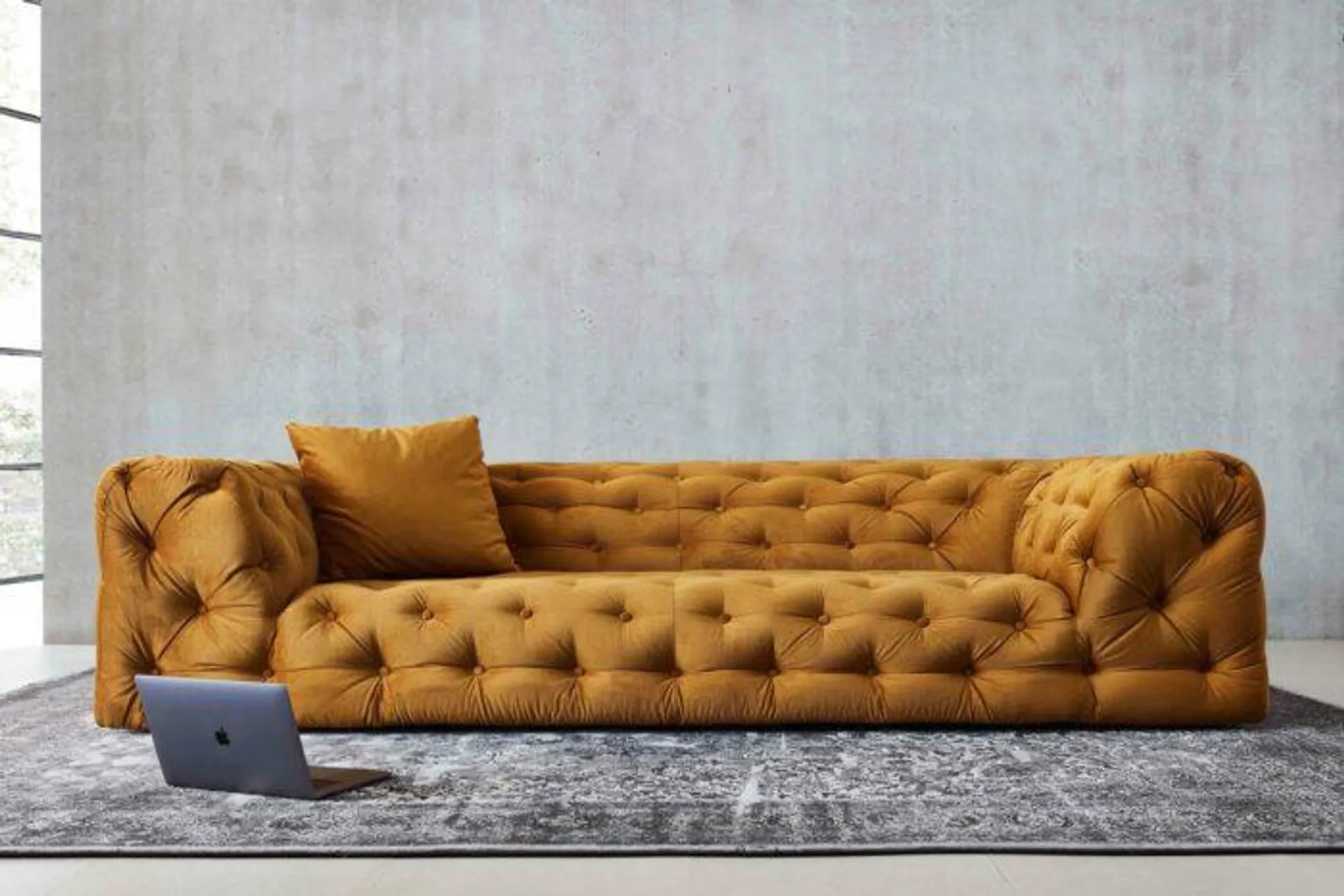 Big Sofa im Chesterfield-Look #1300