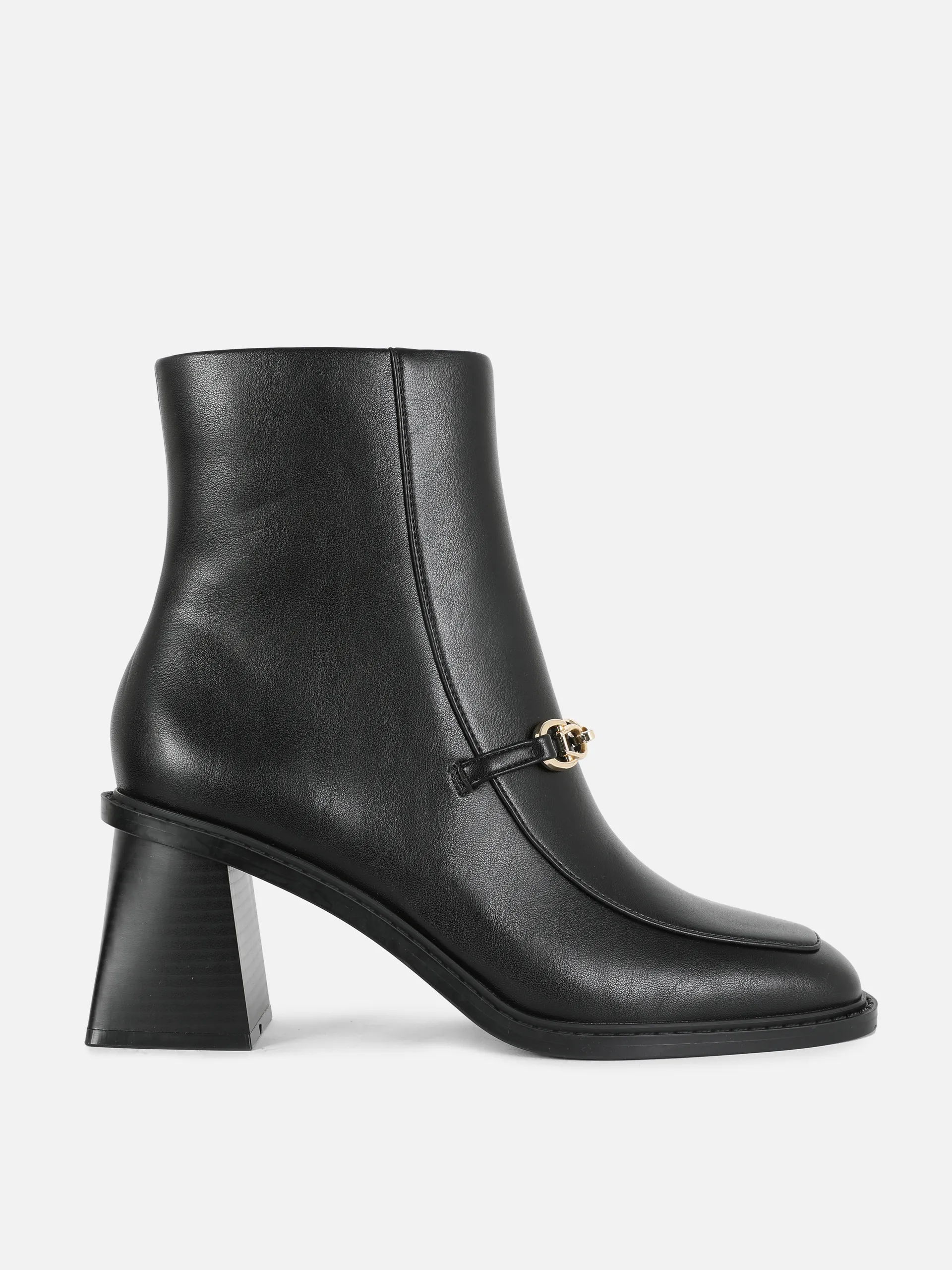 Rita Ora Chain Detail Block Heel Boots