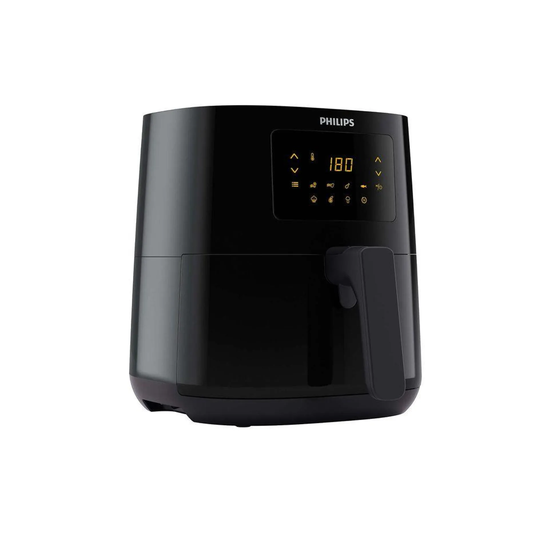 Philips Airfryer Compact 3000 Series, Heißluftfriteuse, 0.8 kg, Touchscreen, energieeffizient, Schwarz (HD9252/90)