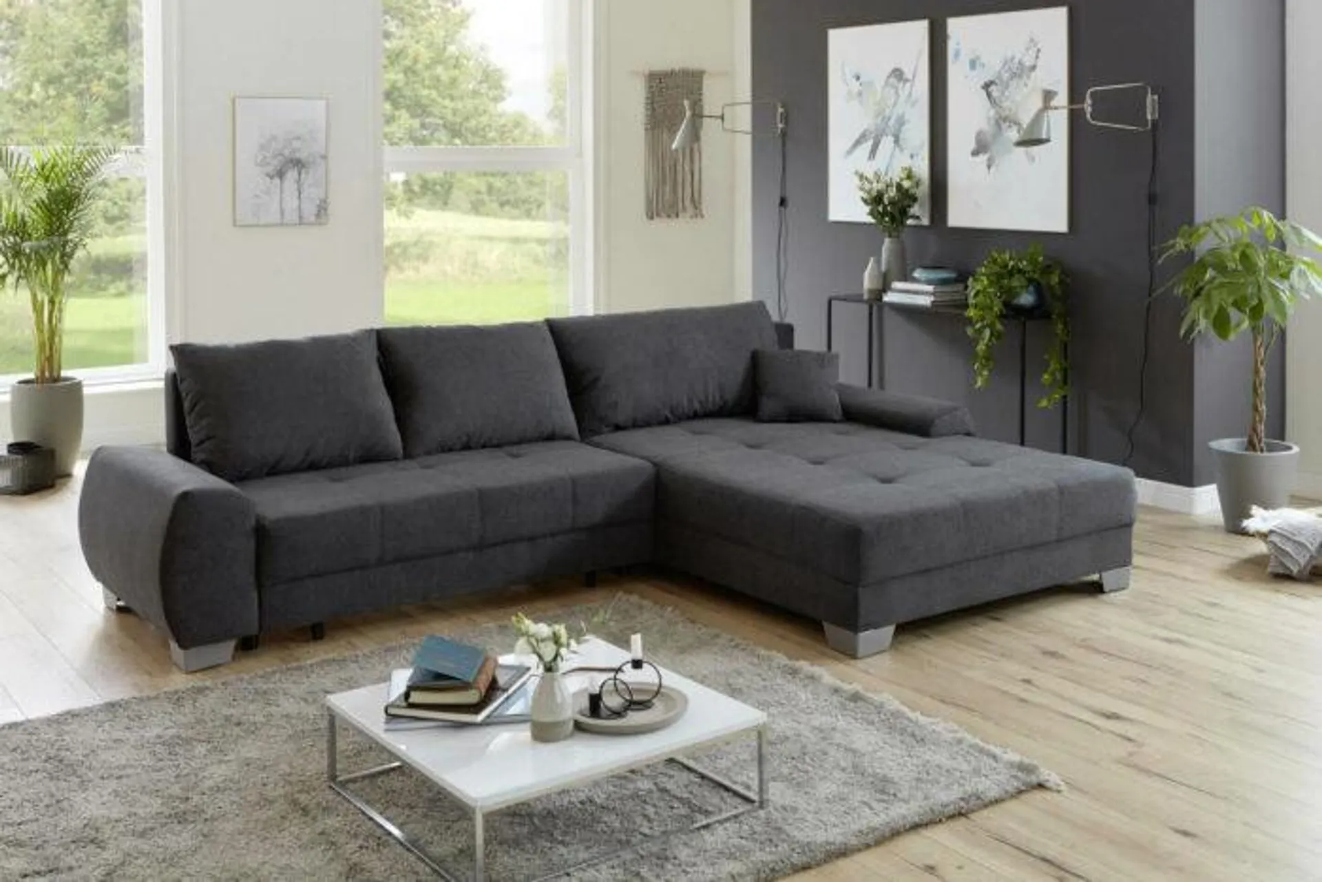 Ecksofa Indigo inkl. Bettfunktion