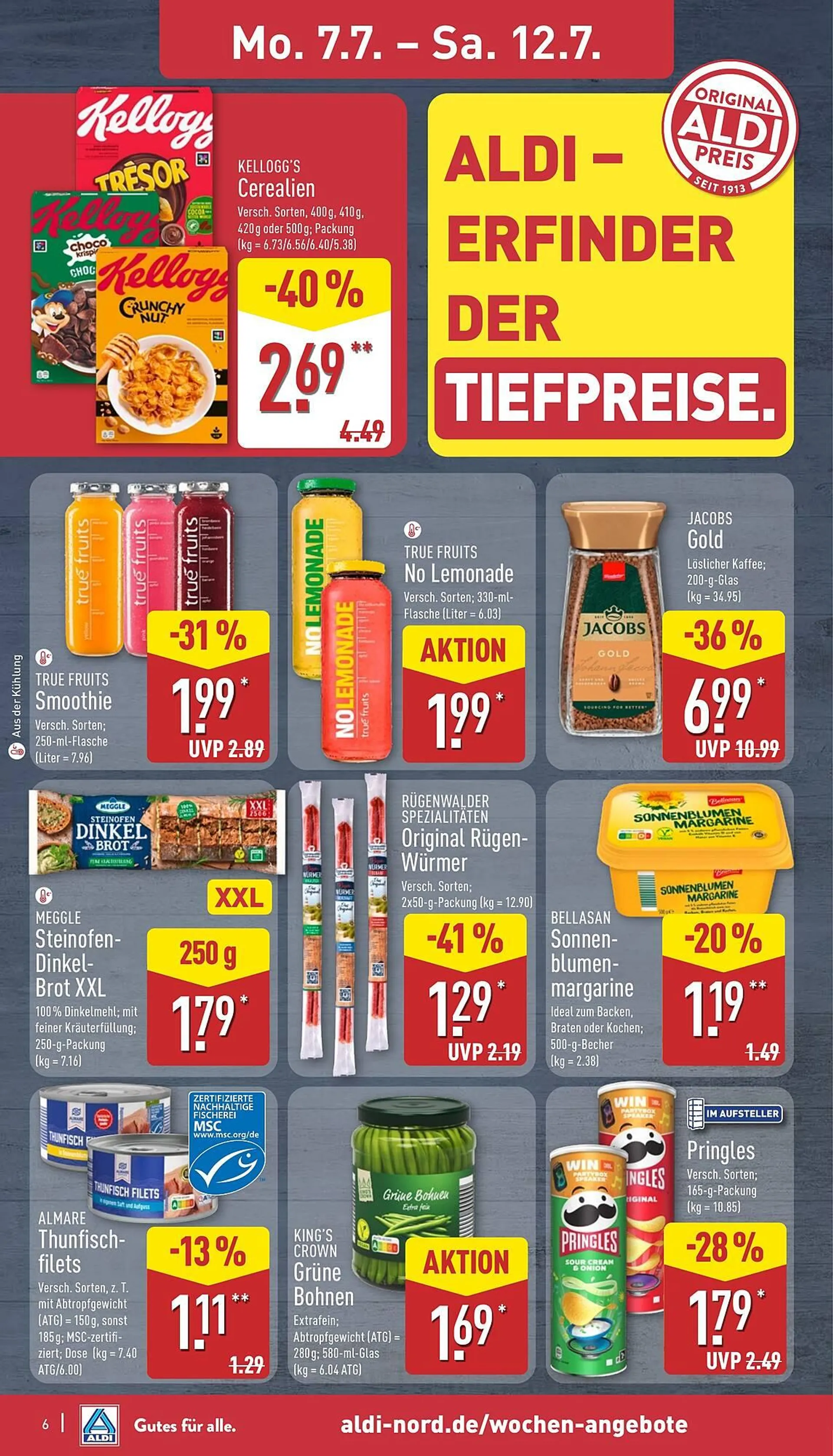 Aldi Nord Prospekt von 7. Juli bis 12. Juli 2025 - Prospekt seite 6