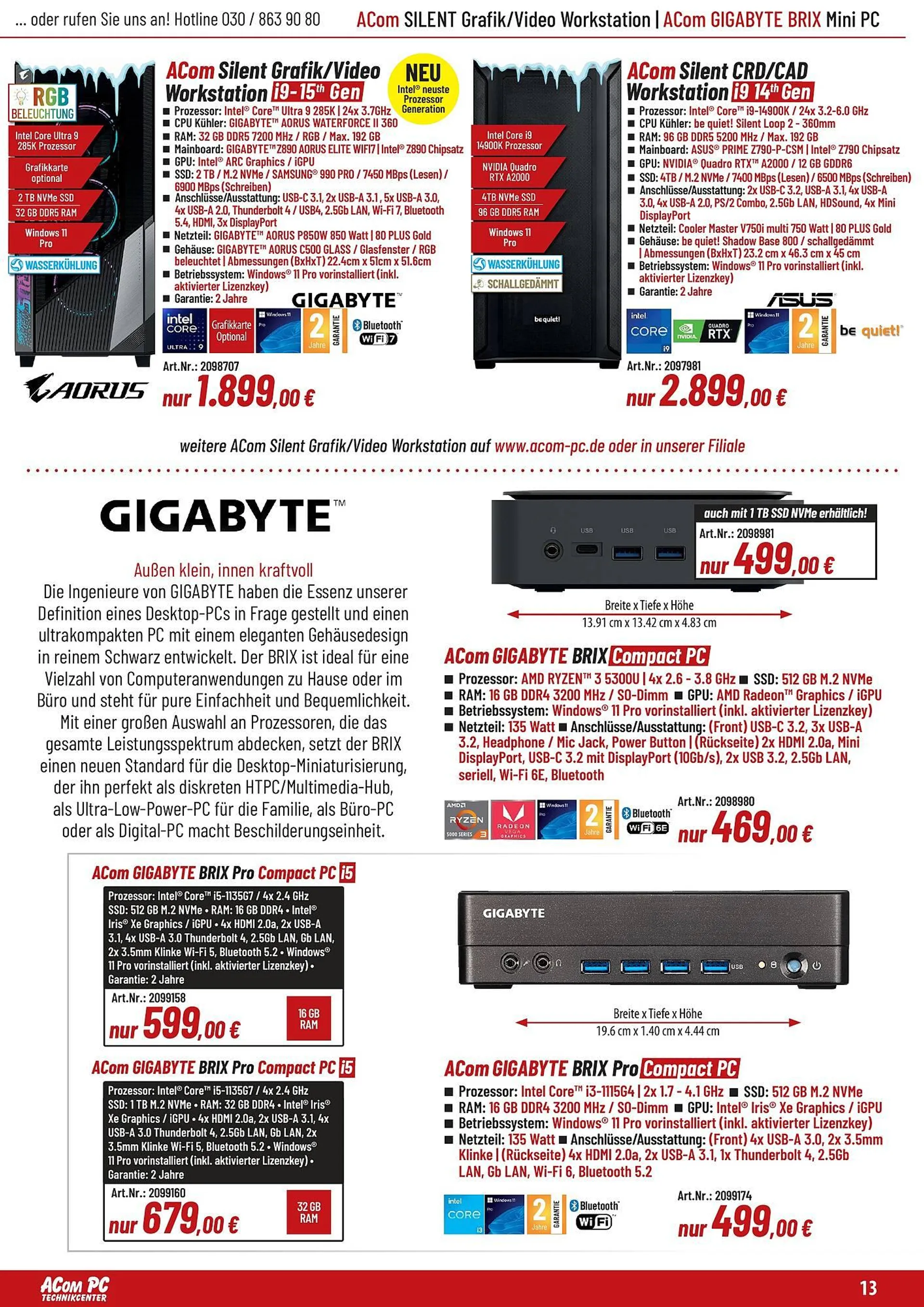 ACom PC Prospekt von 1. Februar bis 31. März 2025 - Prospekt seite 13