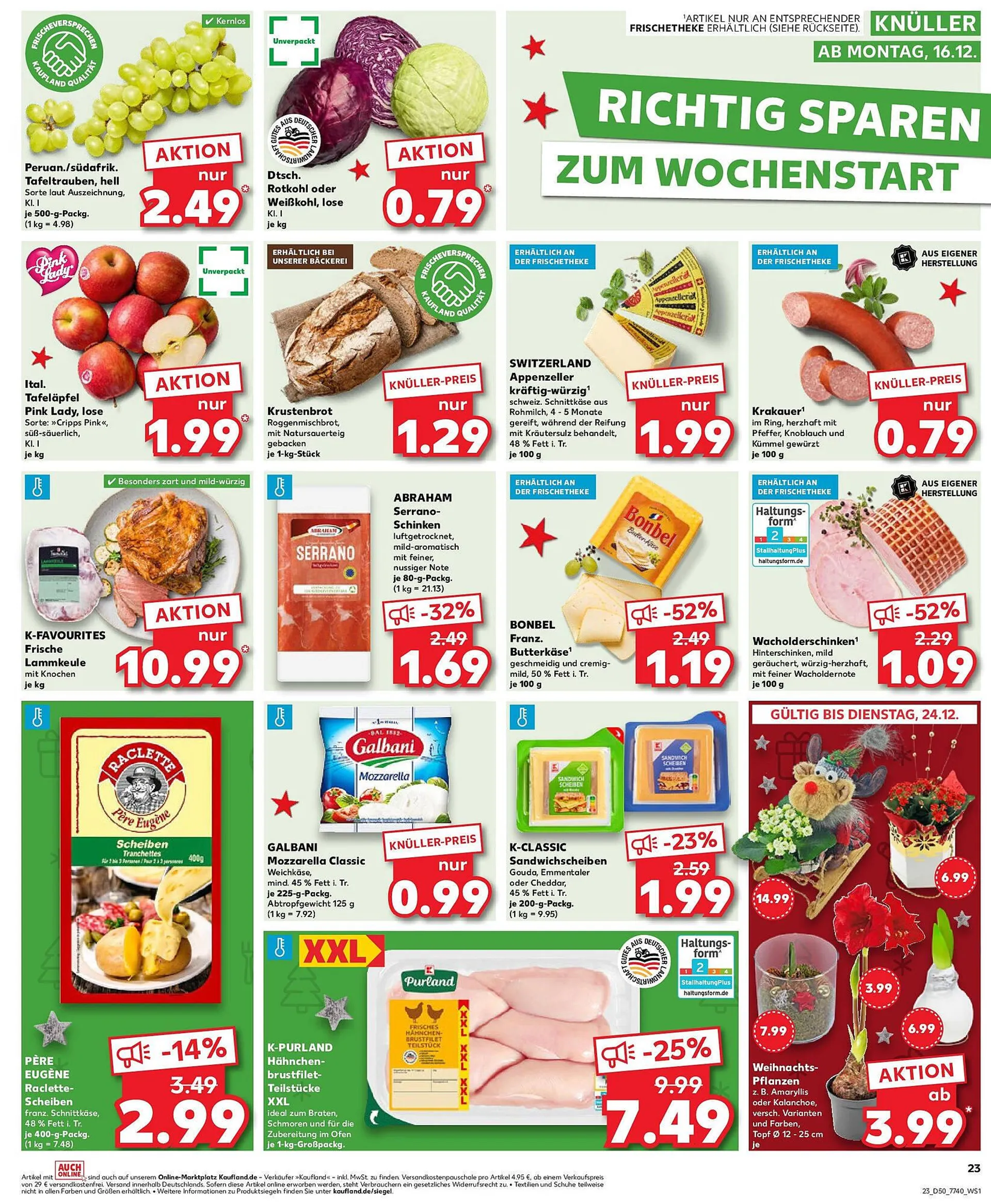 Kaufland Prospekt von 11. Dezember bis 18. Dezember 2024 - Prospekt seite 23