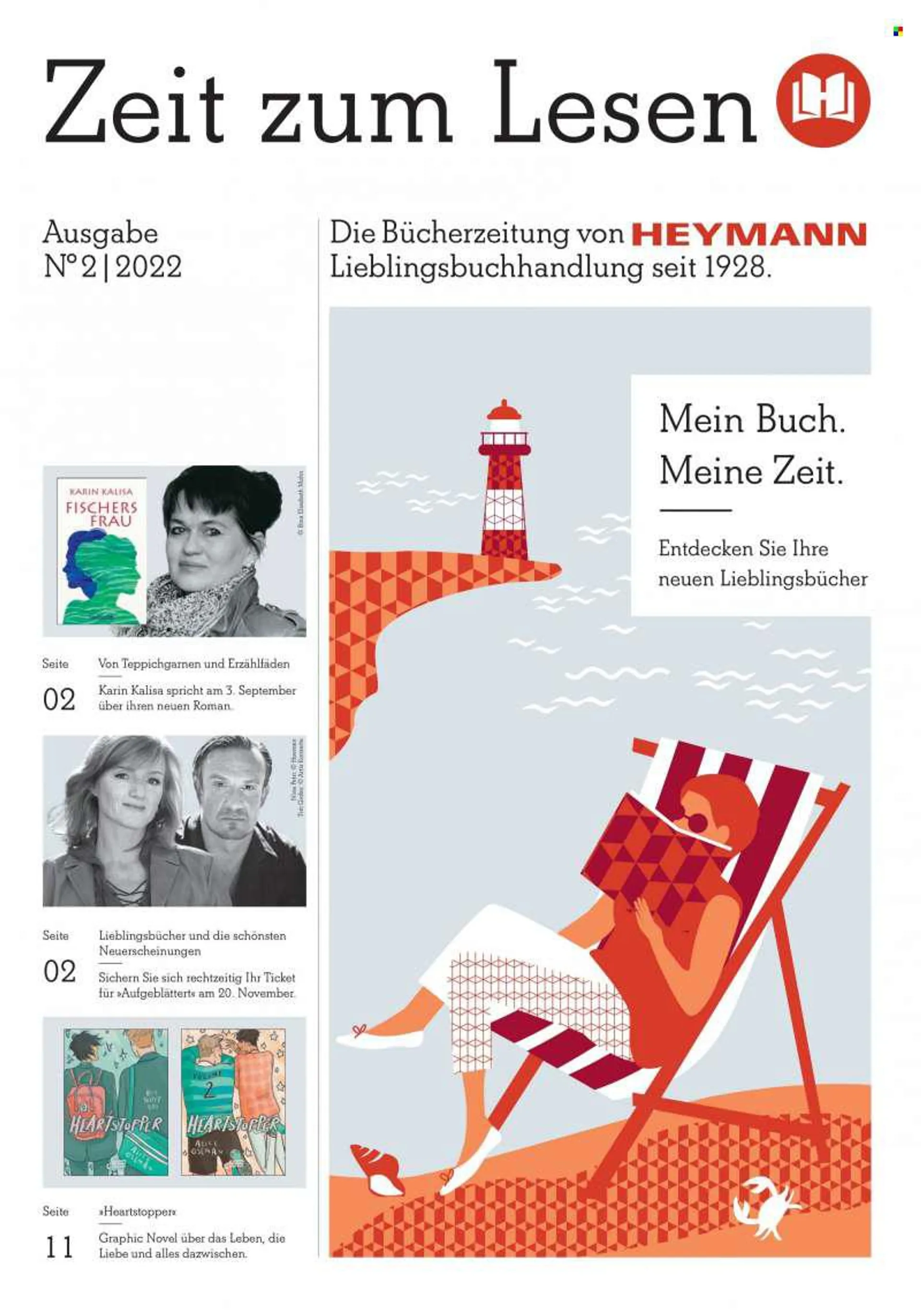 Prospekte Heymann - Produkte in Aktion - Buch. Seite 1.